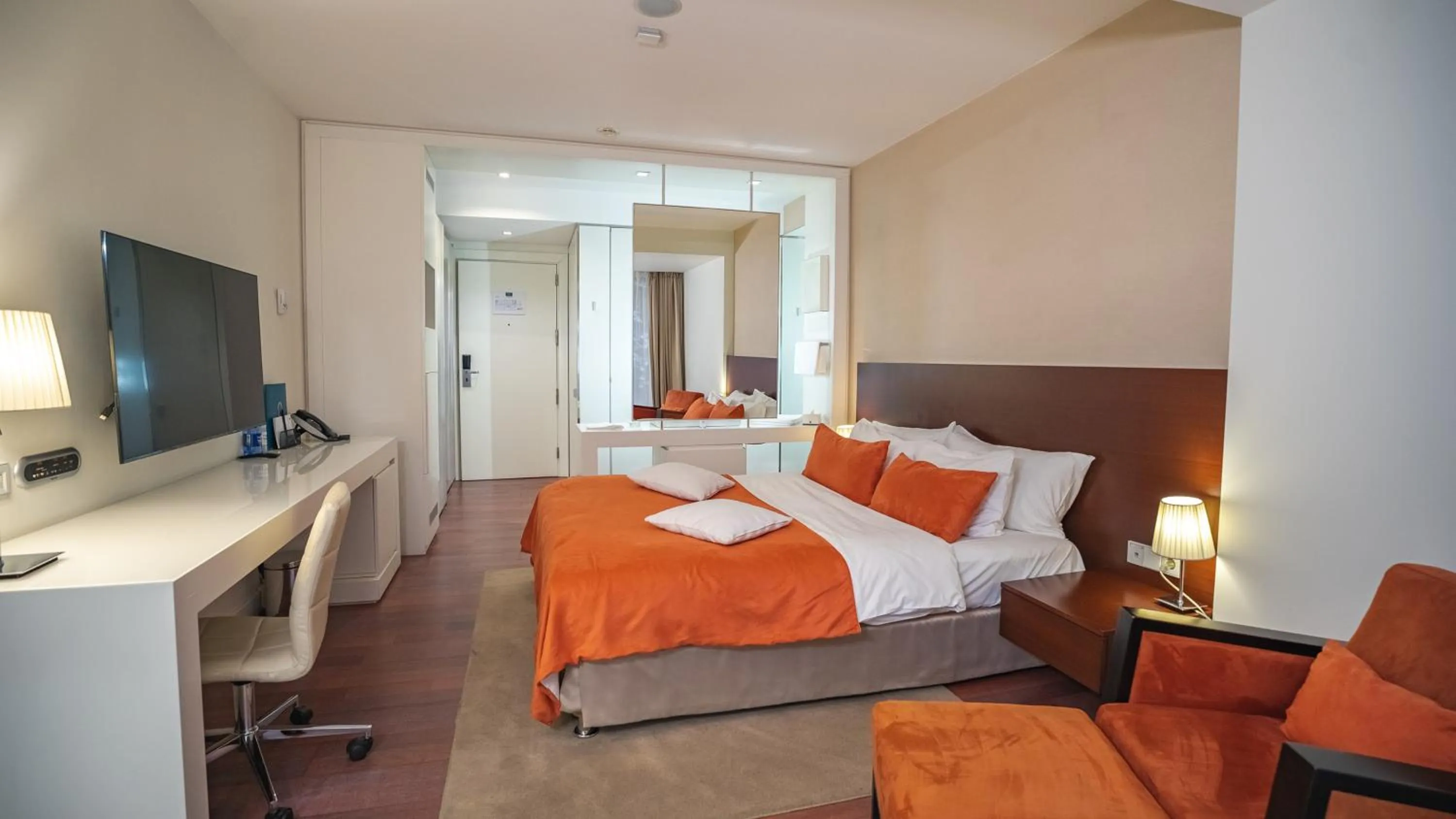 Bedroom, Bed in Park Hotel Almaty