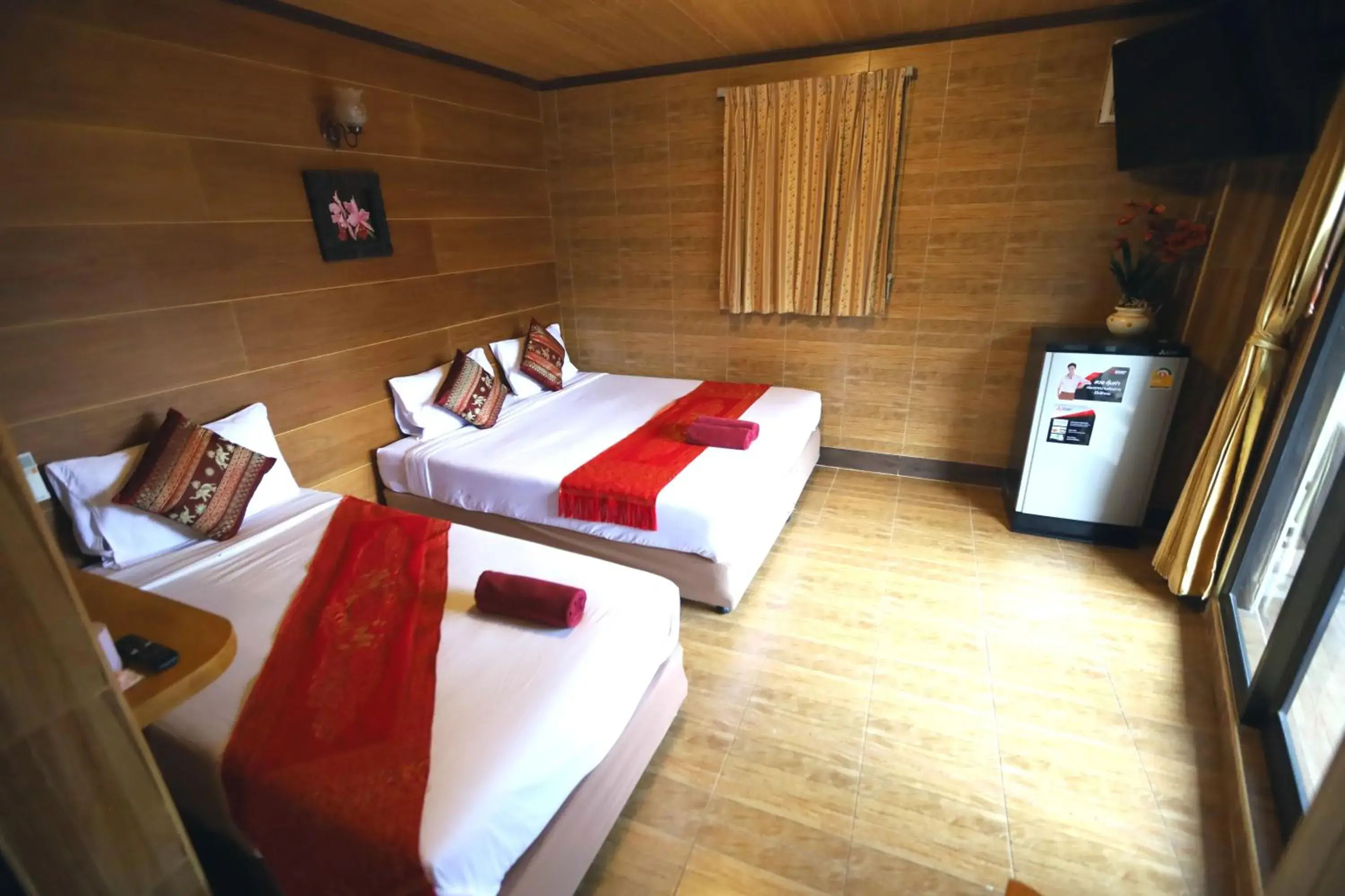 Triple Room with Balcony in Thai Cozy House - SHA certified Triple Room with Balcony in Thai Cozy House - SHA certified