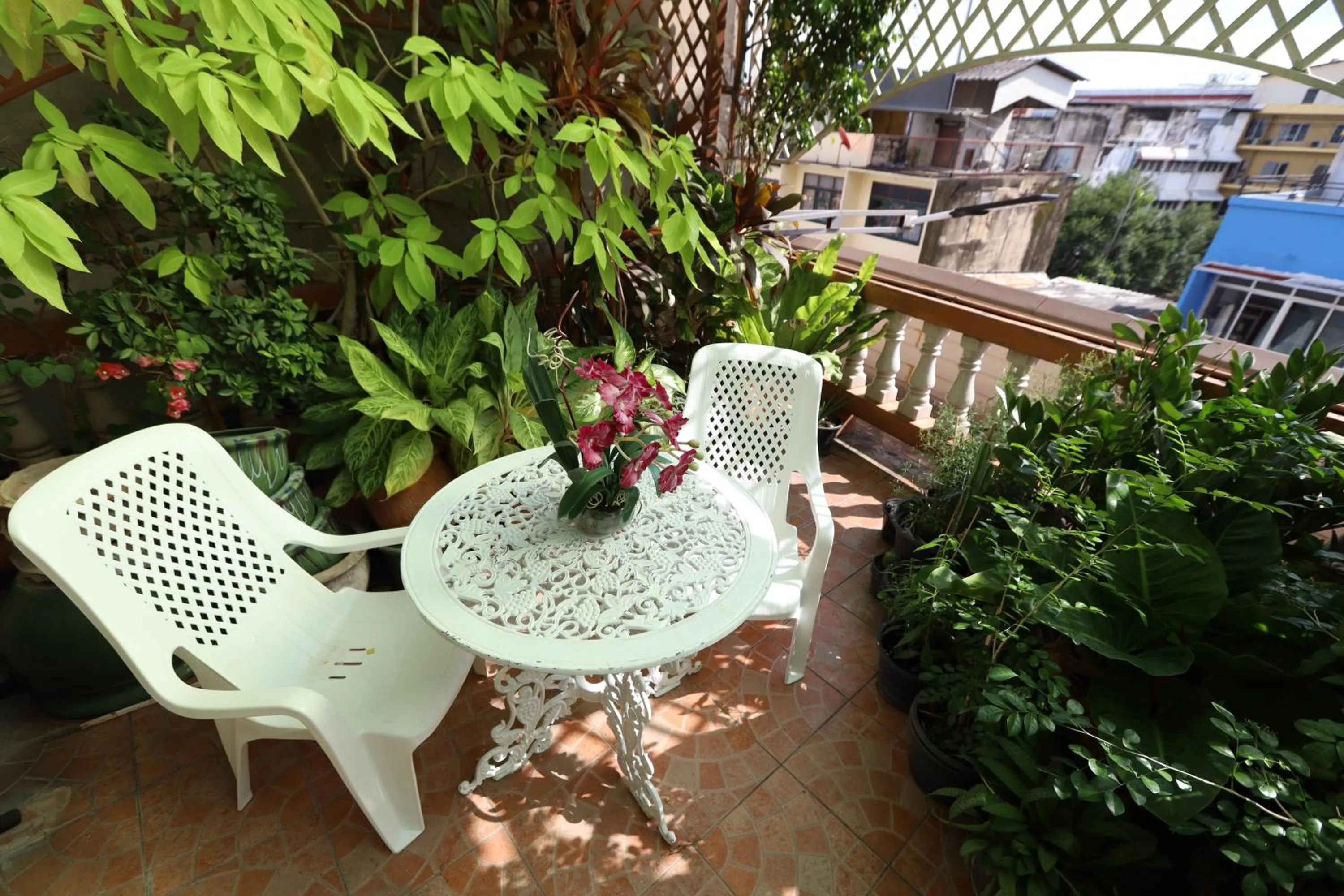 Balcony/Terrace in Thai Cozy House - SHA certified