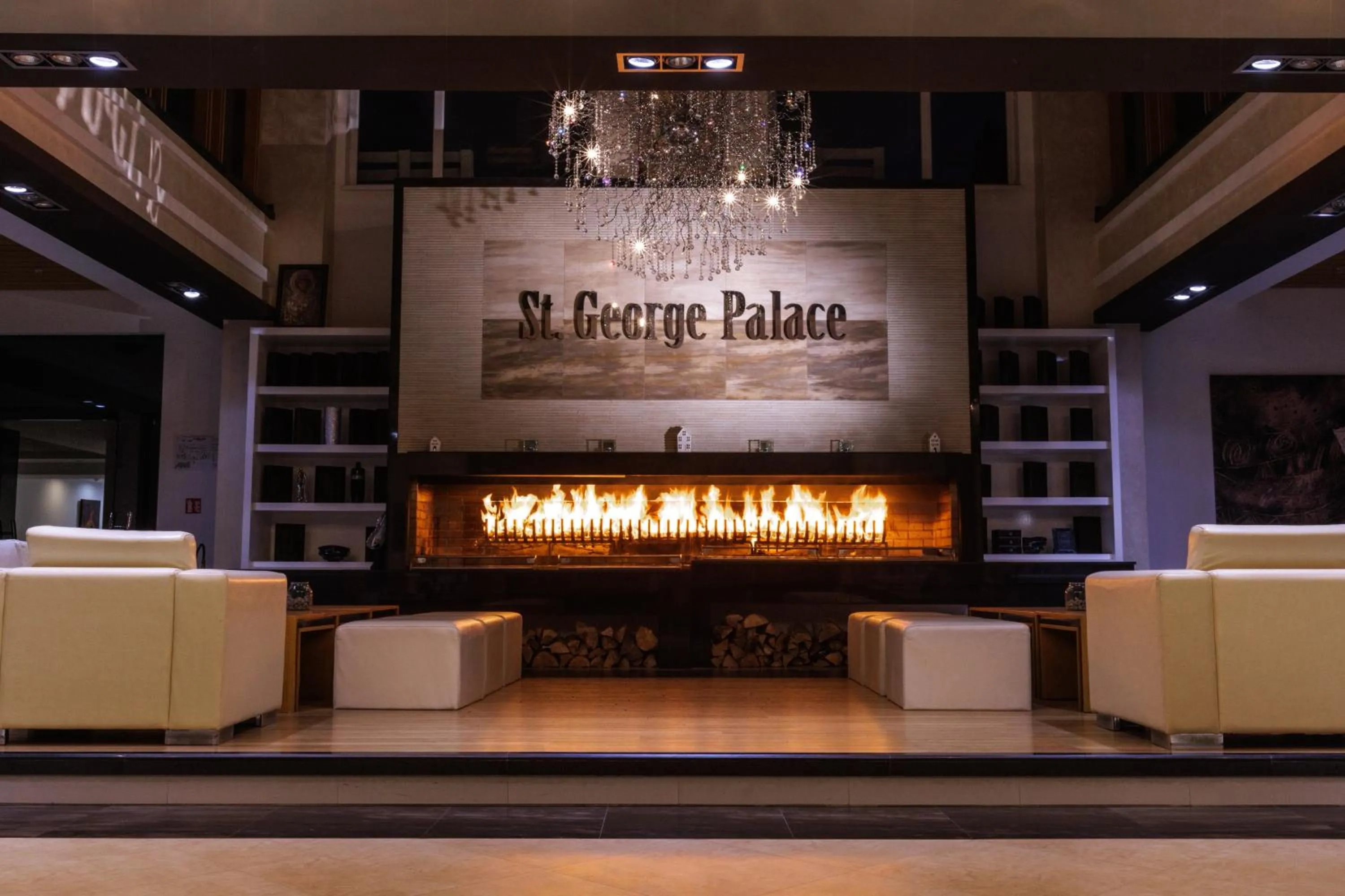 Lobby or reception in Saint George Palace Aparthotel