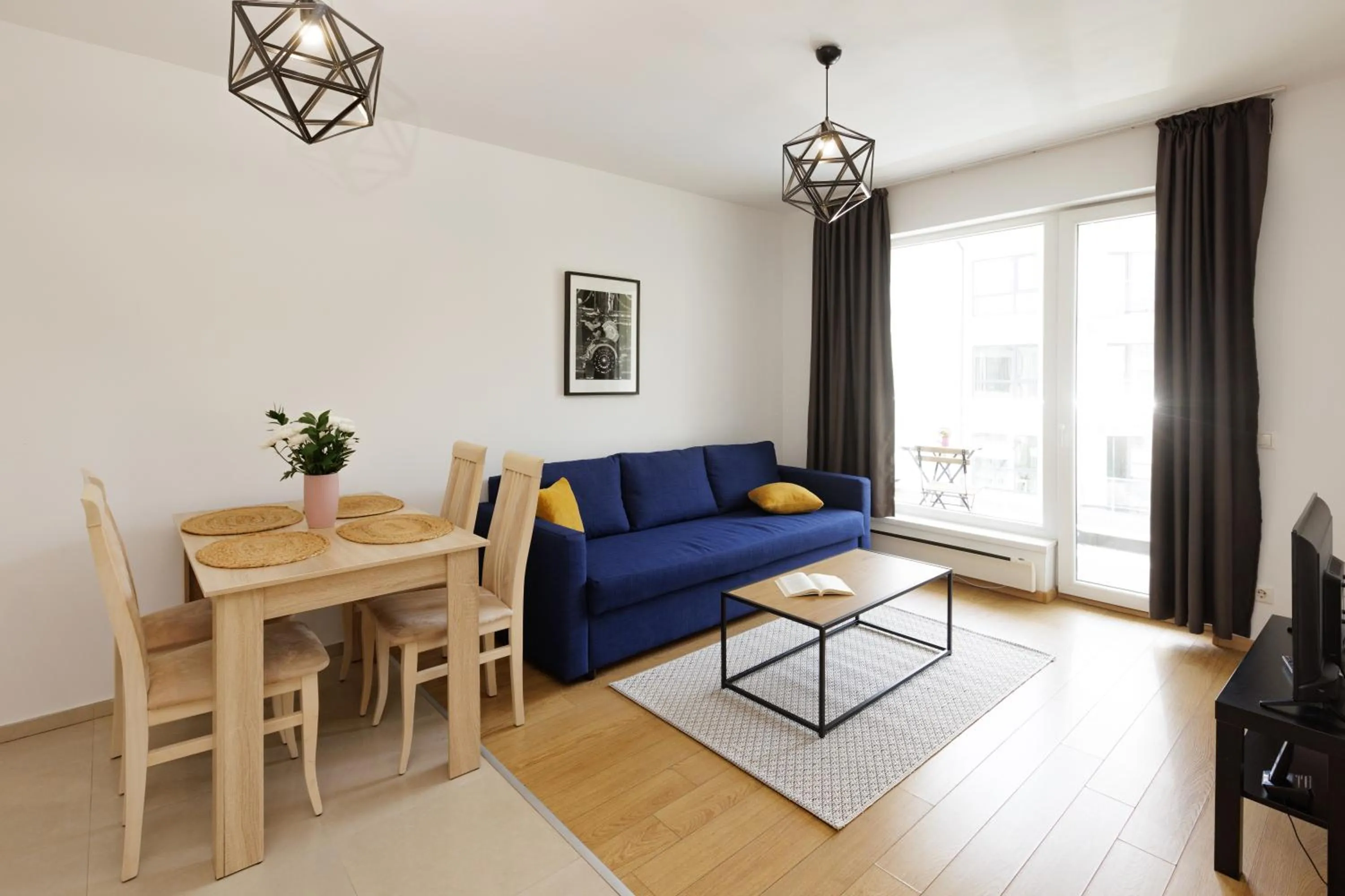 Living room in Saint George Palace Aparthotel