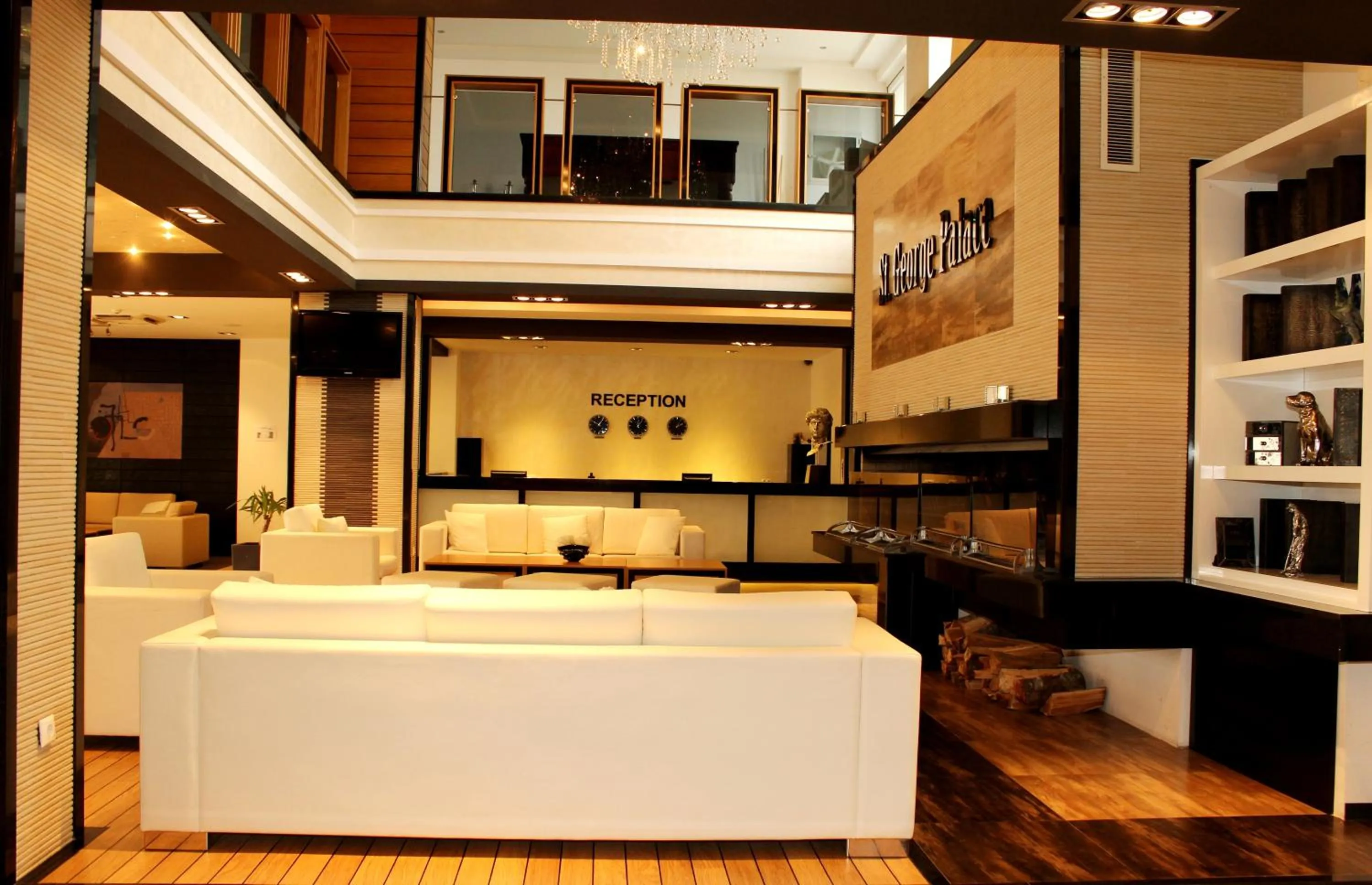 Lobby or reception in Saint George Palace Aparthotel