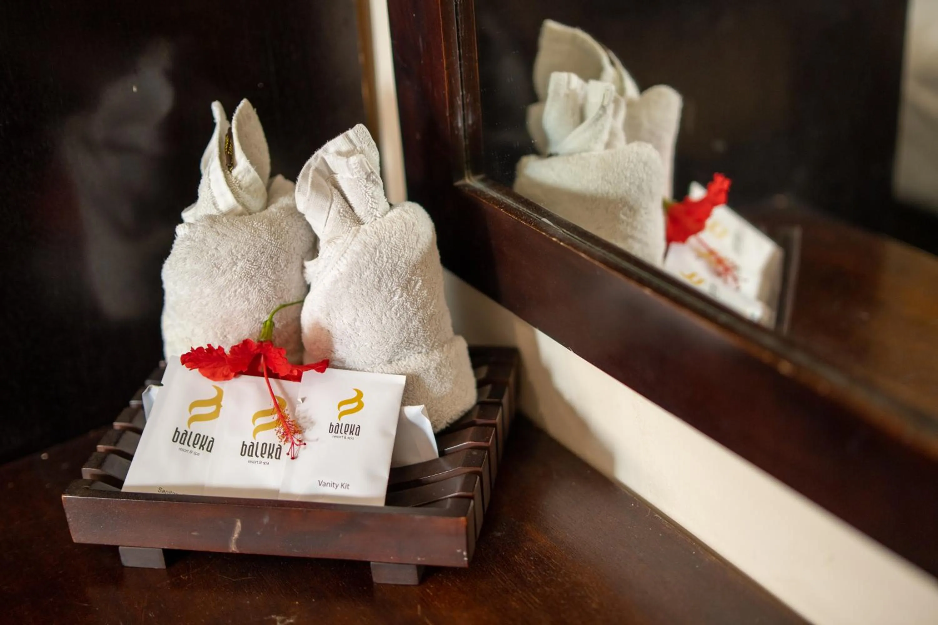 towels in Baleka Resort & Spa