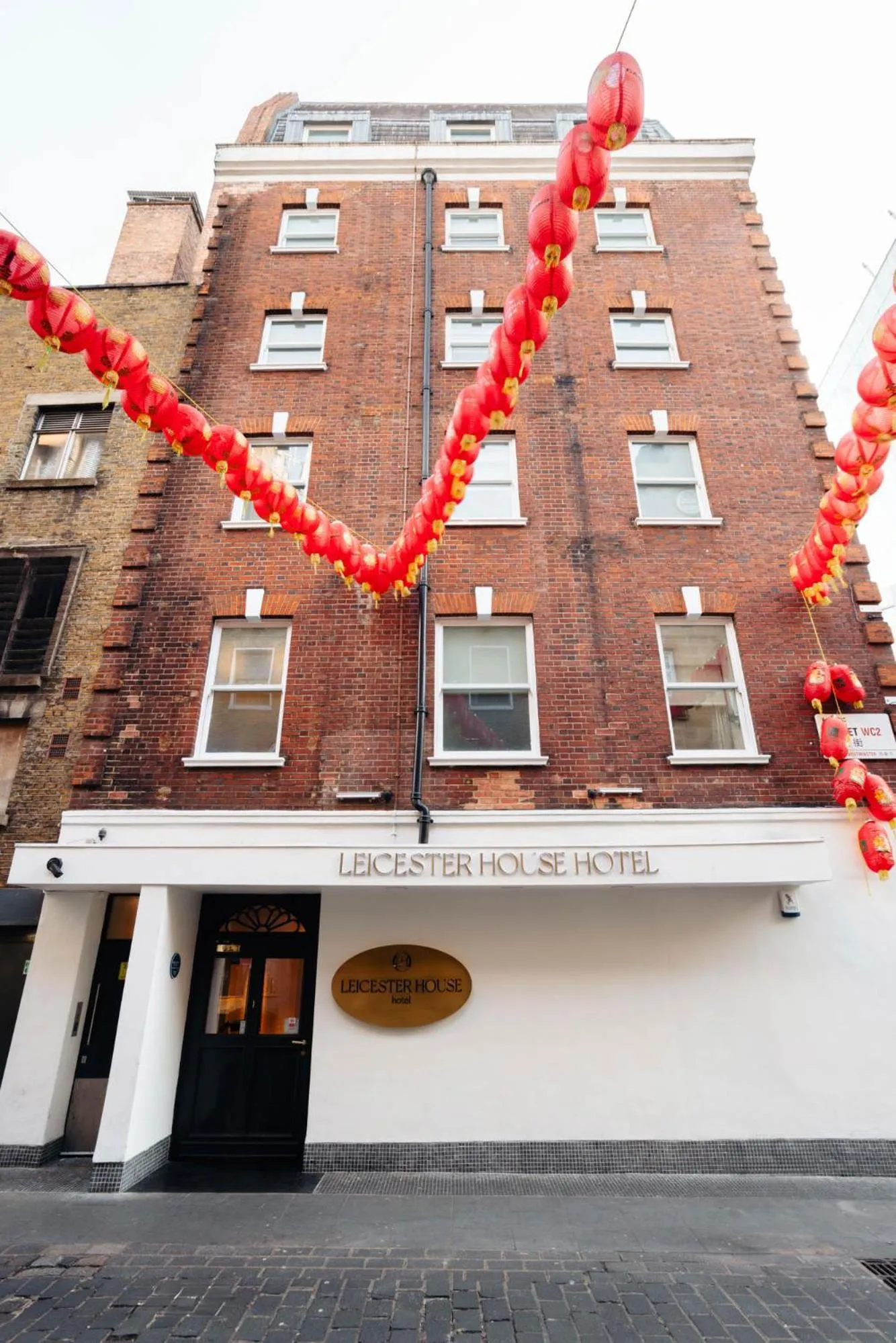 Property building in Leicester House Hotel