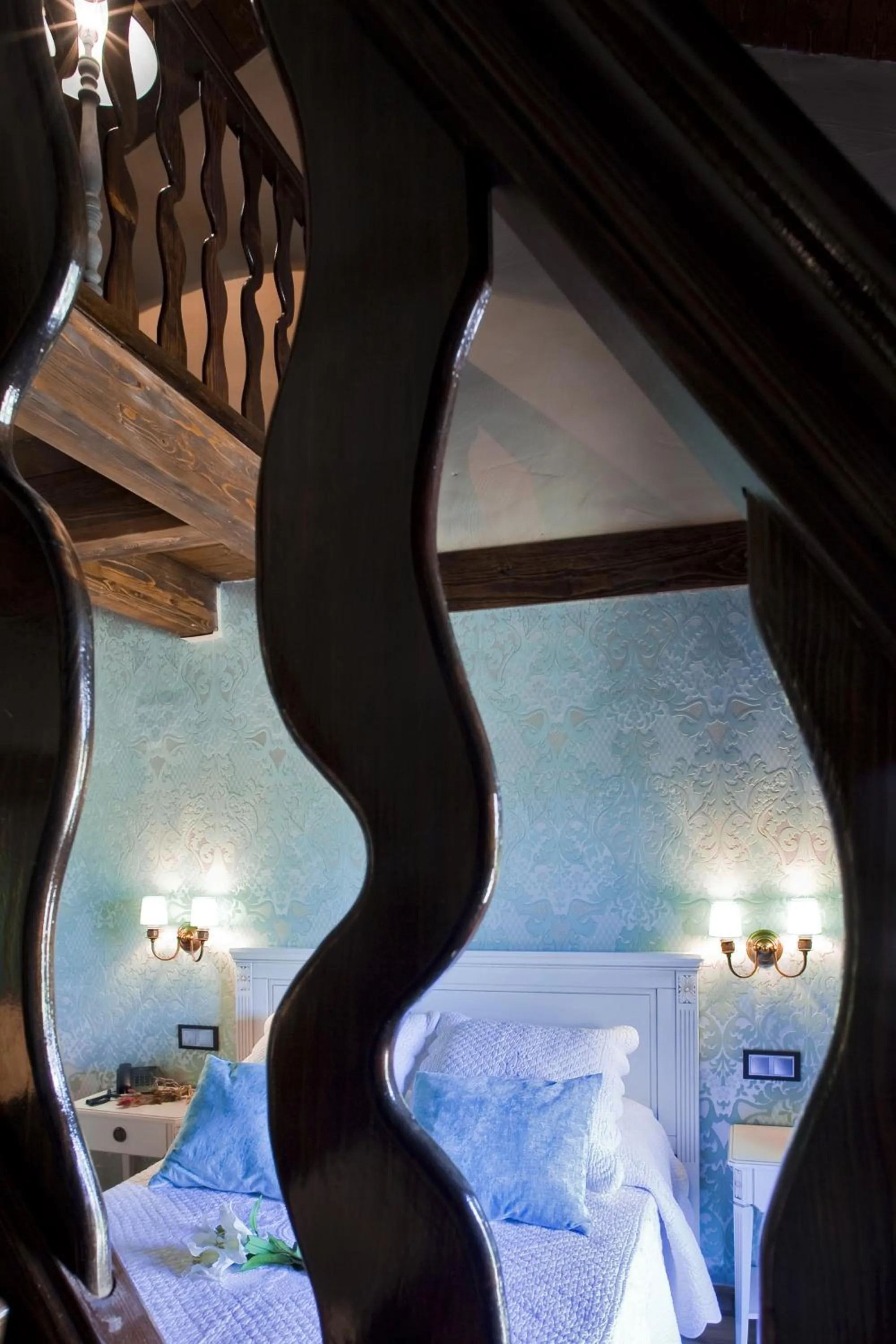 Bedroom, Bed in Hotel Boutique Real Posada De Liena con jacuzzi y Restaurante Liena