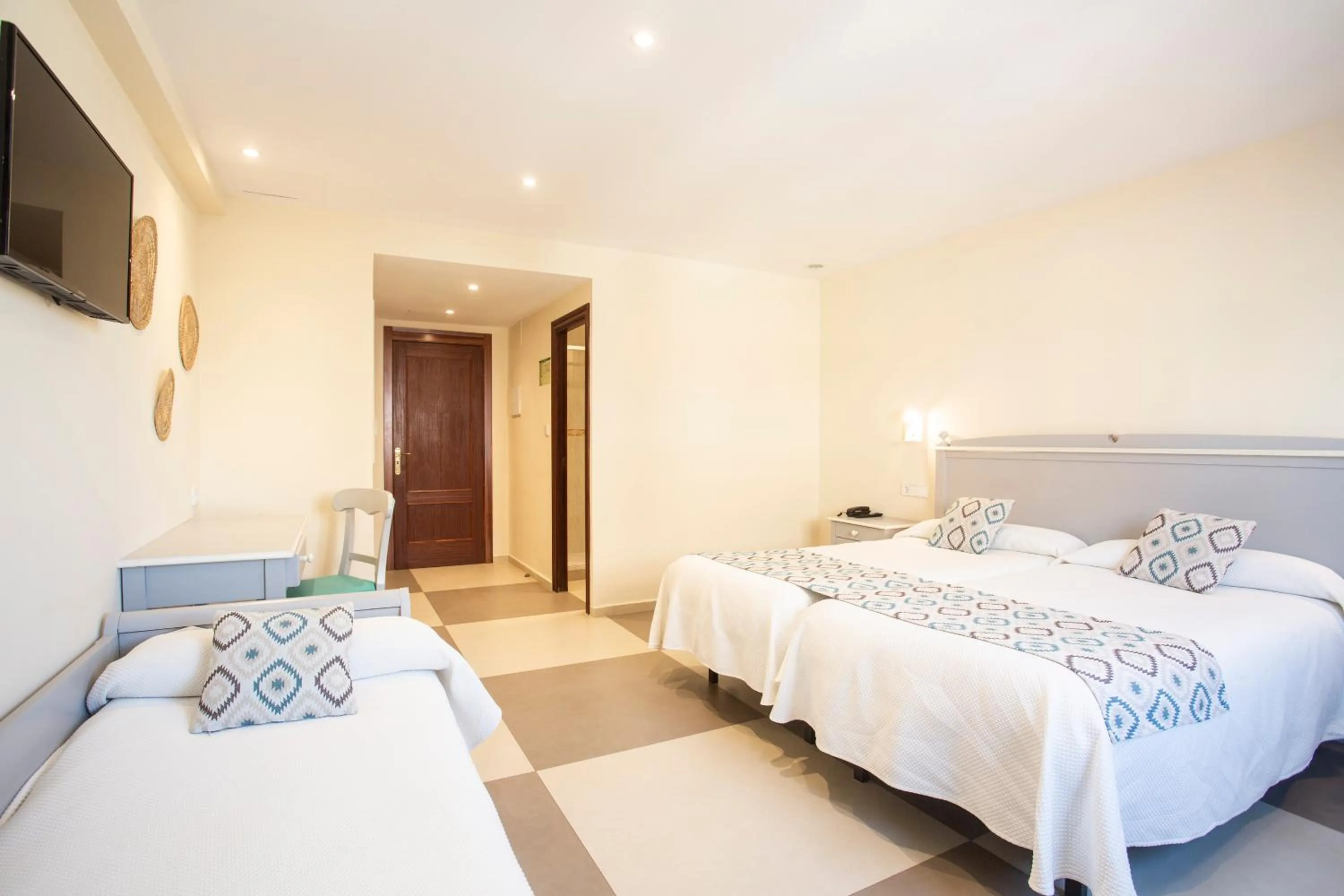 Bed in Hotel Playa Sol