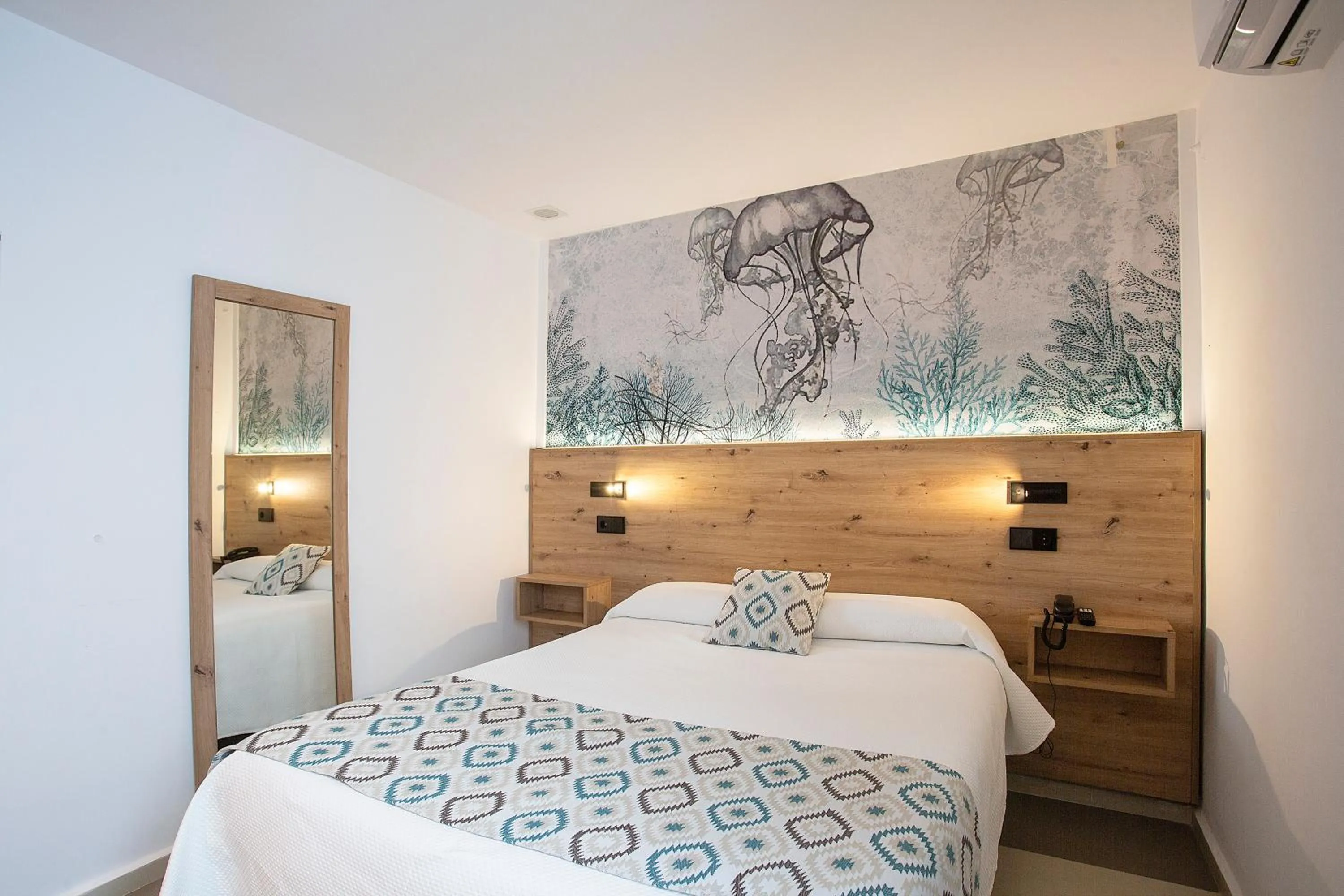 Bed in Hotel Playa Sol