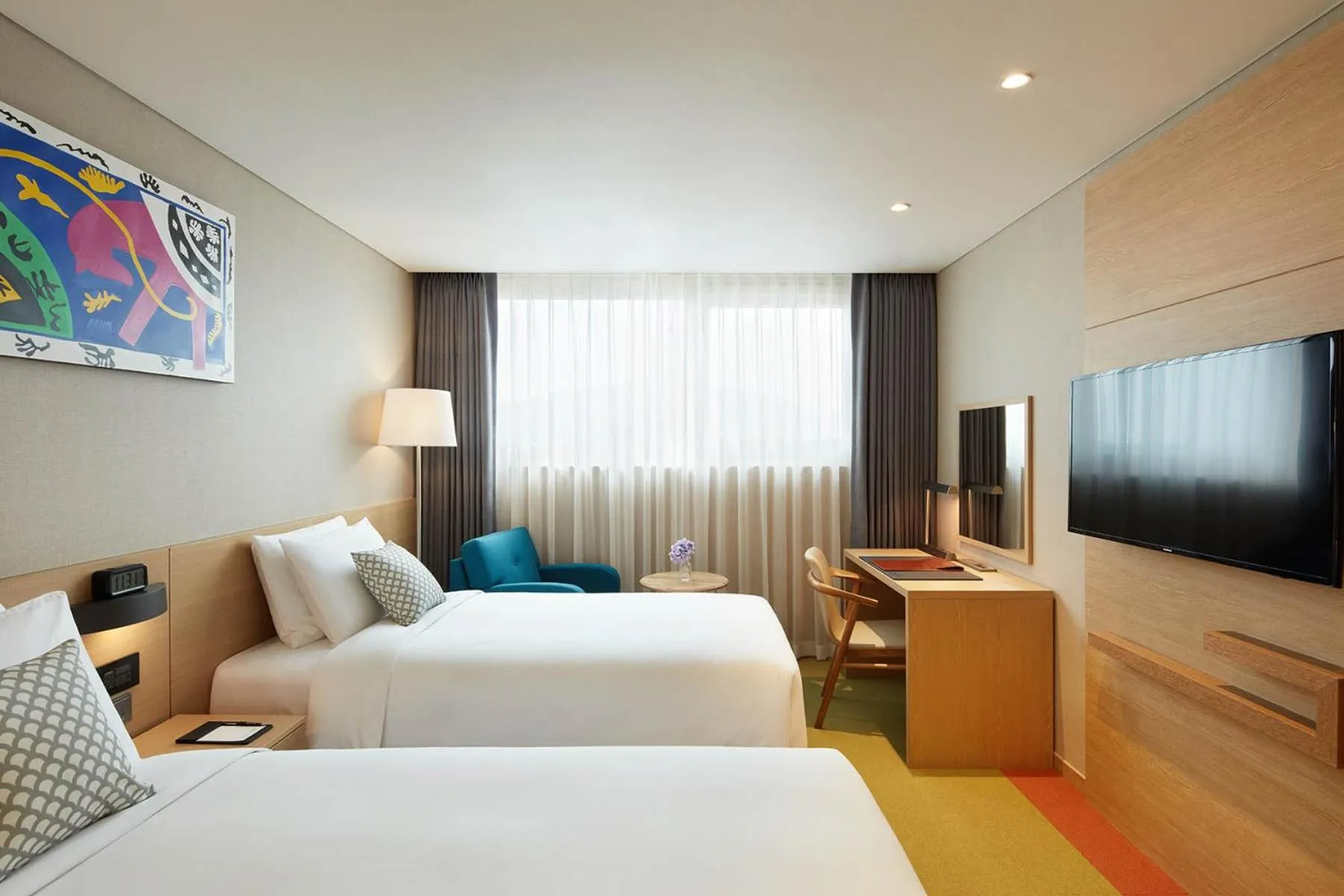 Bed in Howard Johnson by Wyndham Incheon Airport