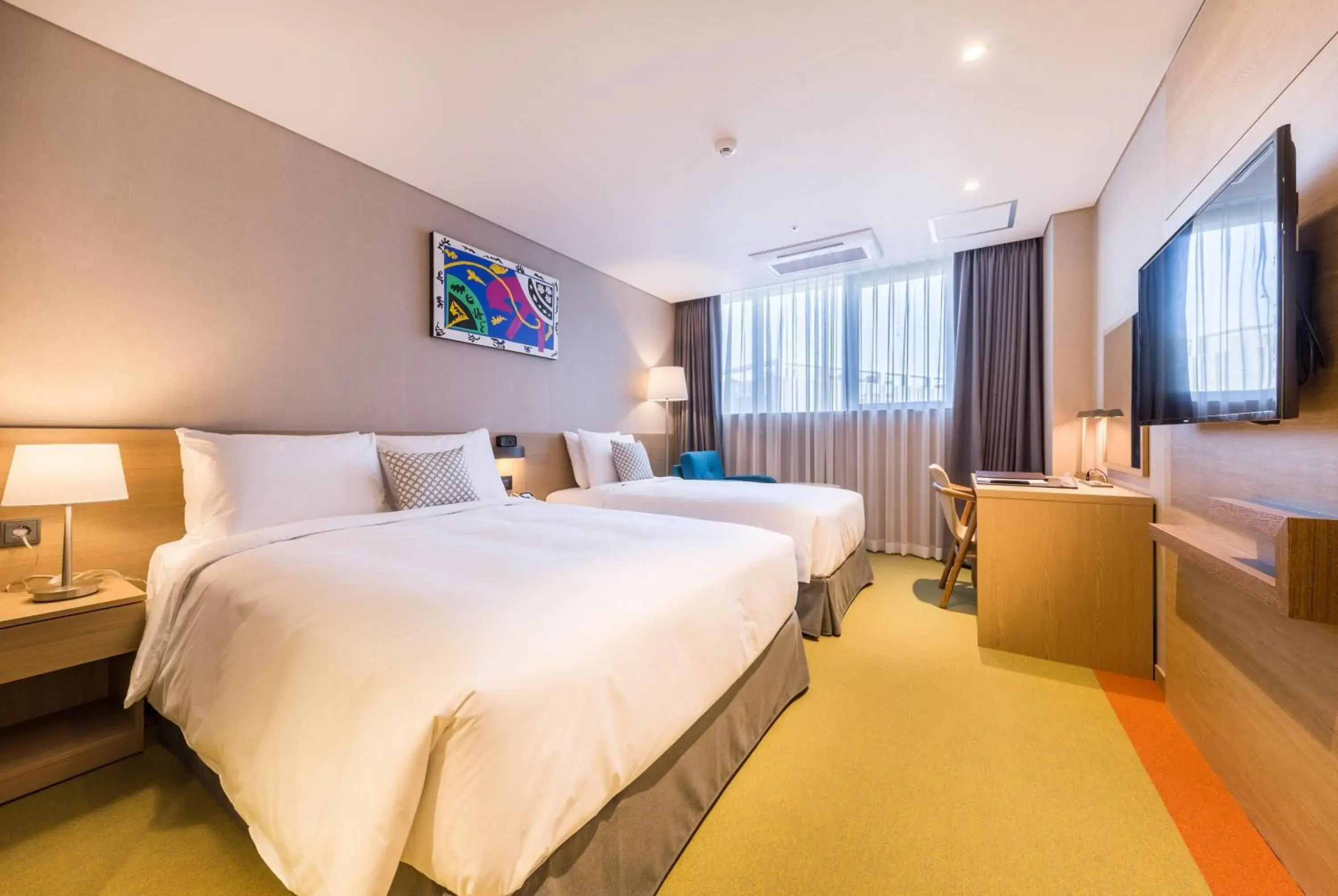 Deluxe Family Twin Room - single occupancy in Howard Johnson by Wyndham Incheon Airport Deluxe Family Twin Room - single occupancy in Howard Johnson by Wyndham Incheon Airport