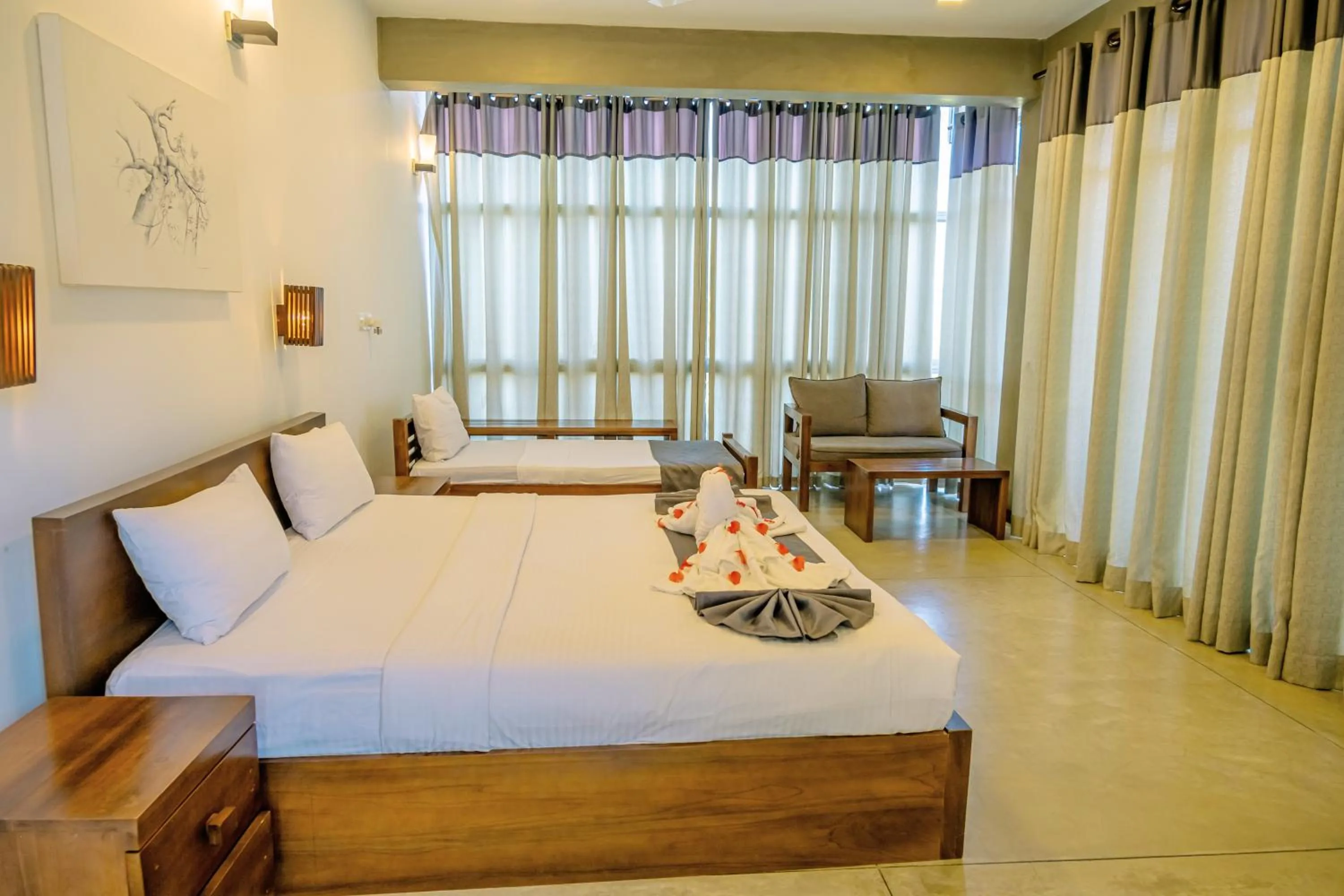 View (from property/room), Bed in Somerset Mirissa Eco