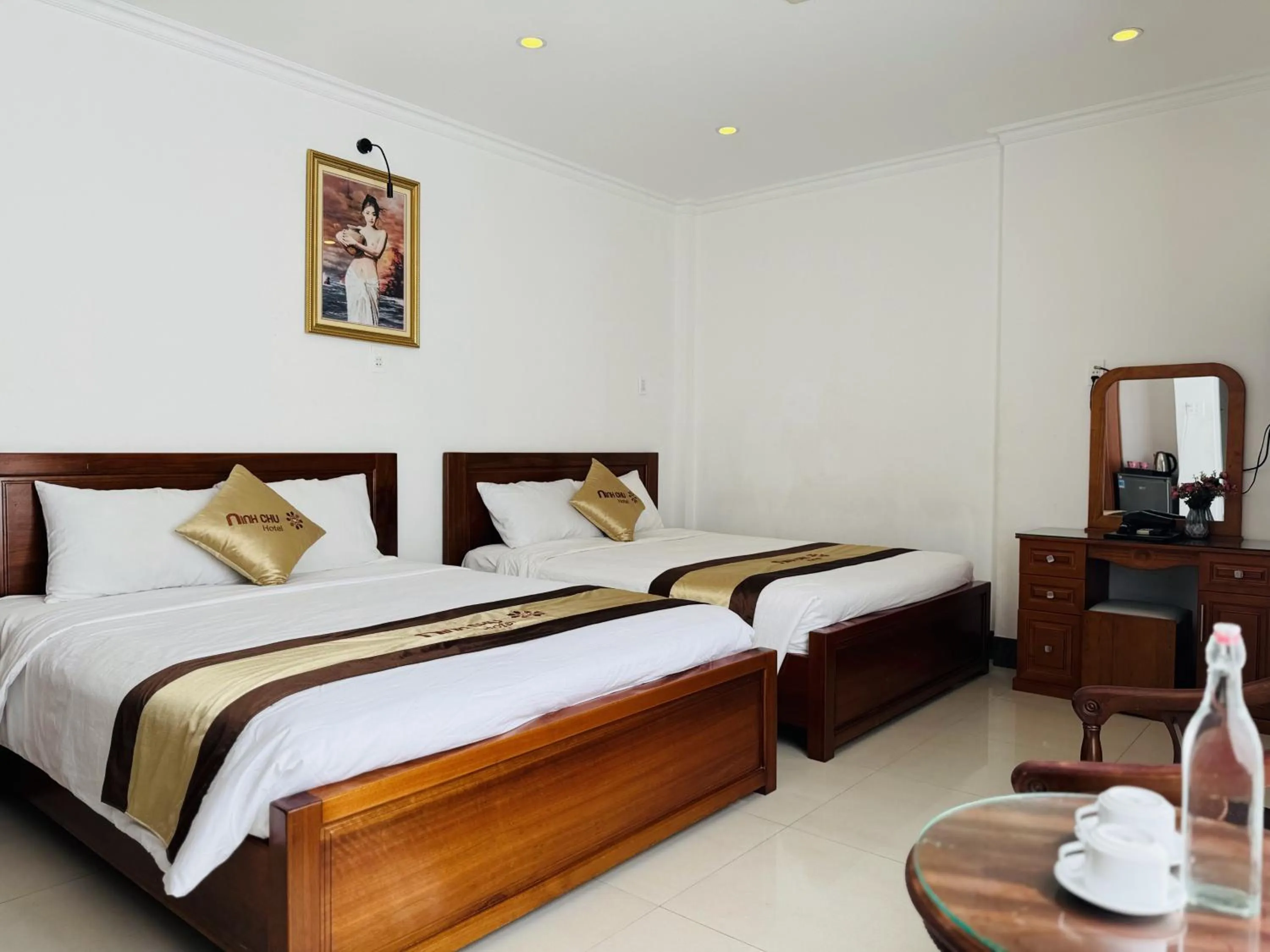 Bed in Khách Sạn Ninh Chữ