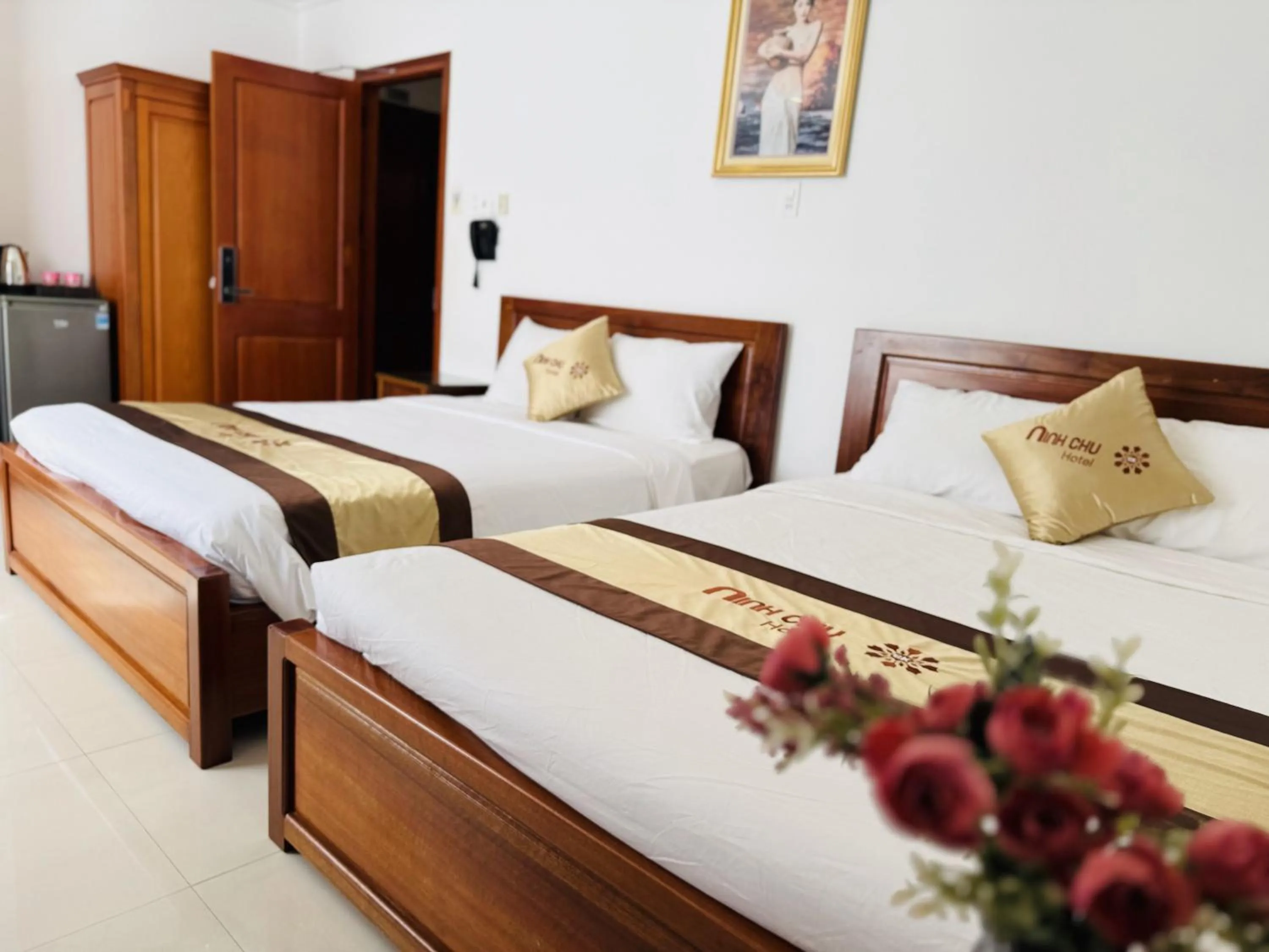 Bedroom, Bed in Khách Sạn Ninh Chữ