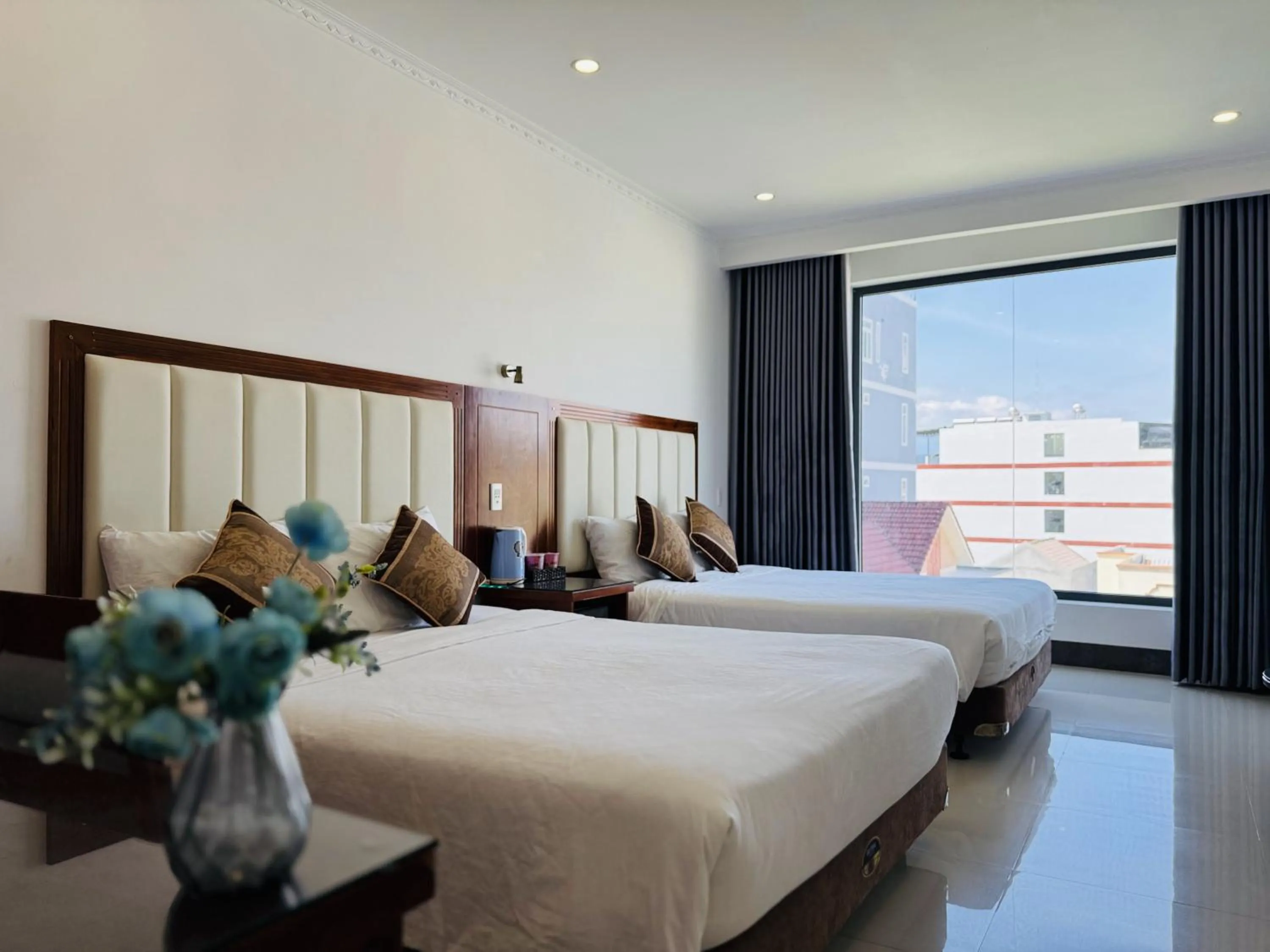 Bed in Khách Sạn Ninh Chữ