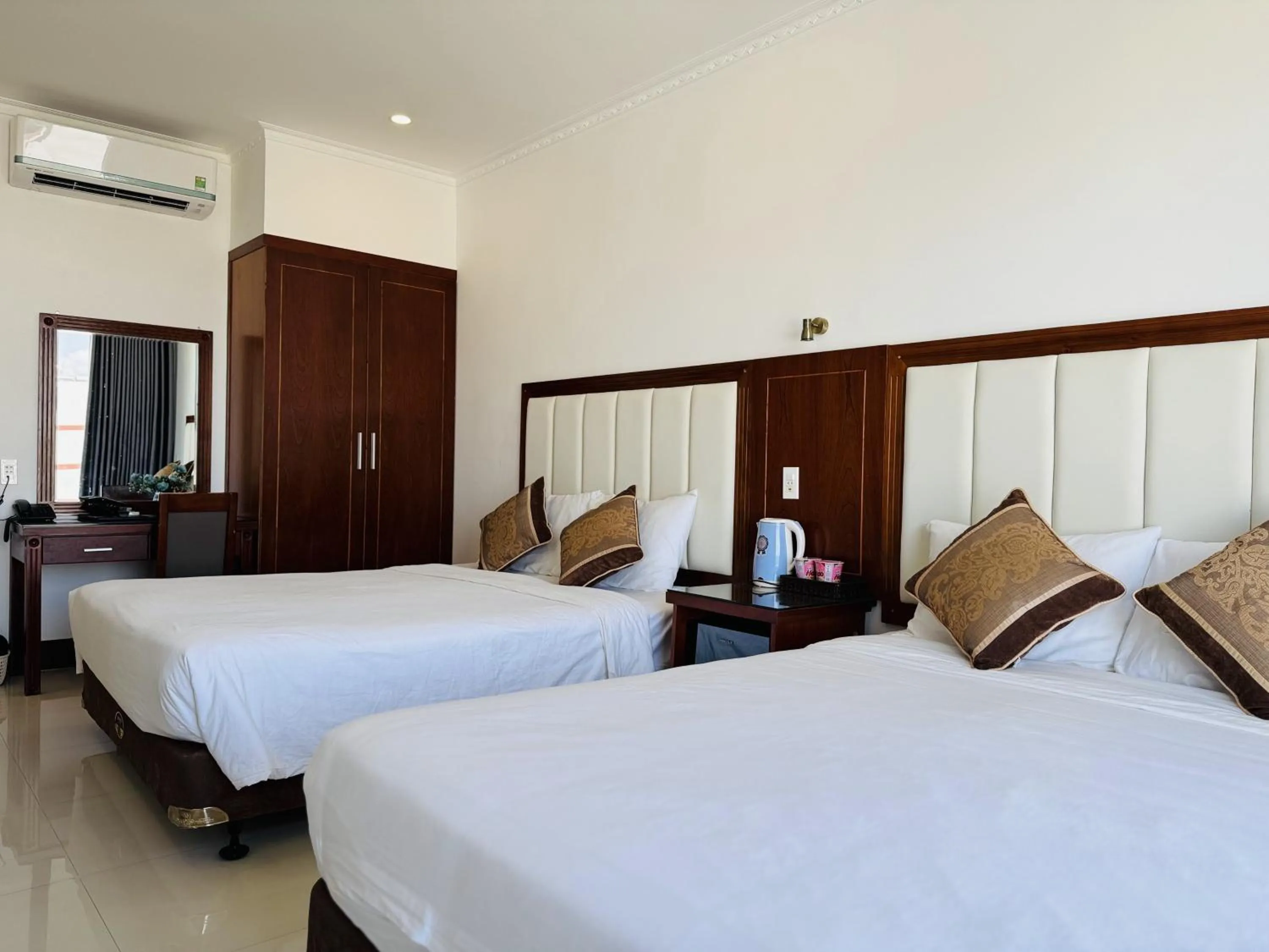 Bed in Khách Sạn Ninh Chữ