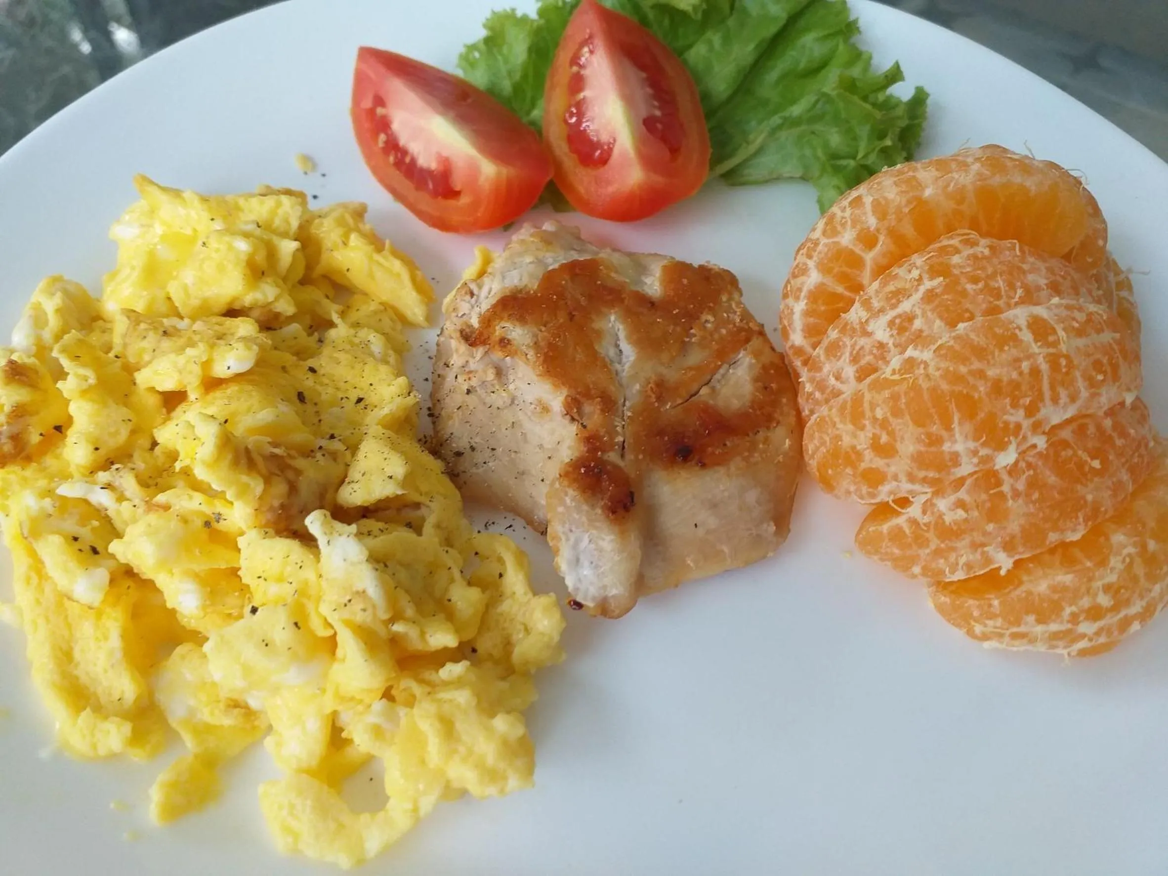 American breakfast in Koh Kood BED's