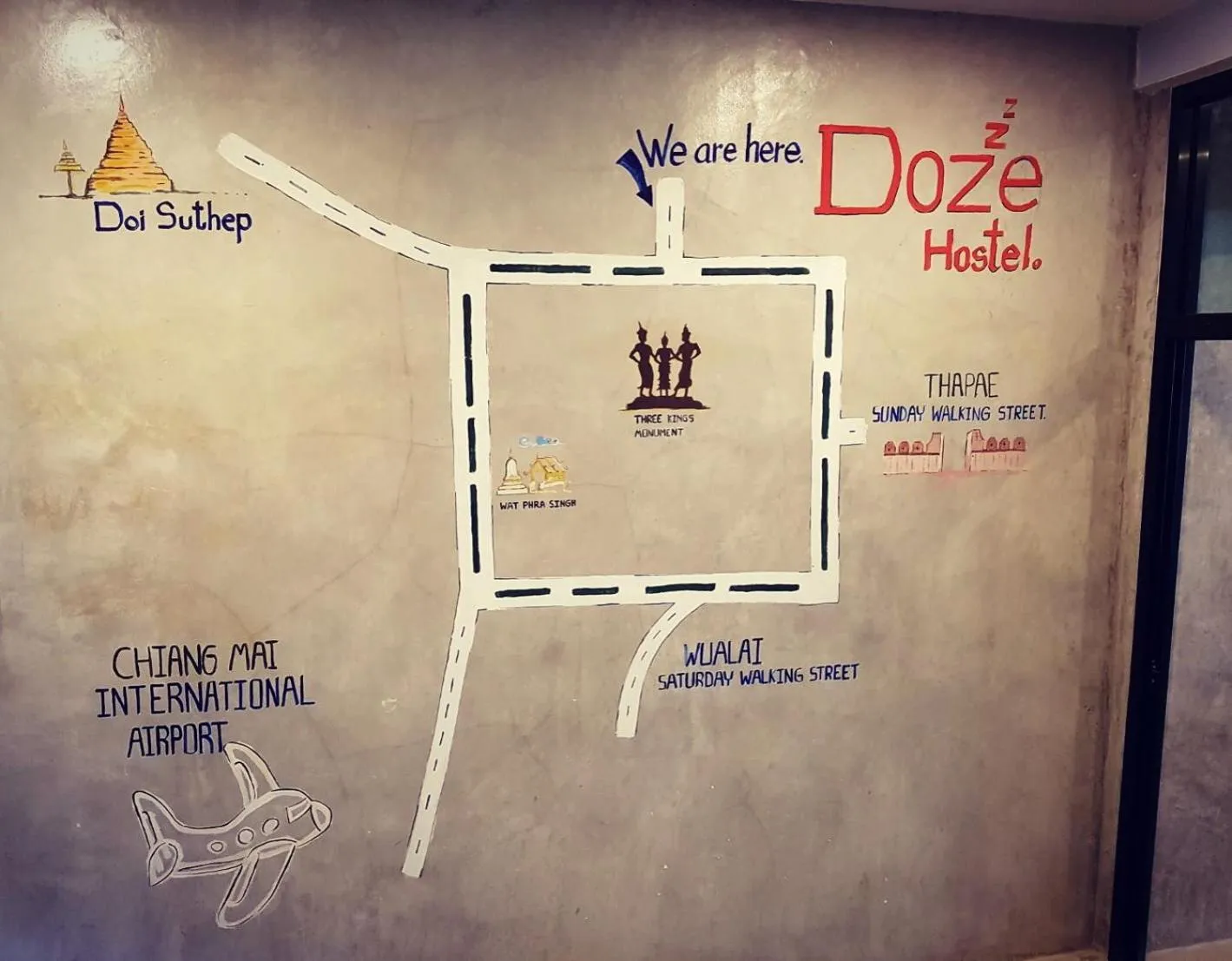 Property building in Doze Hostel