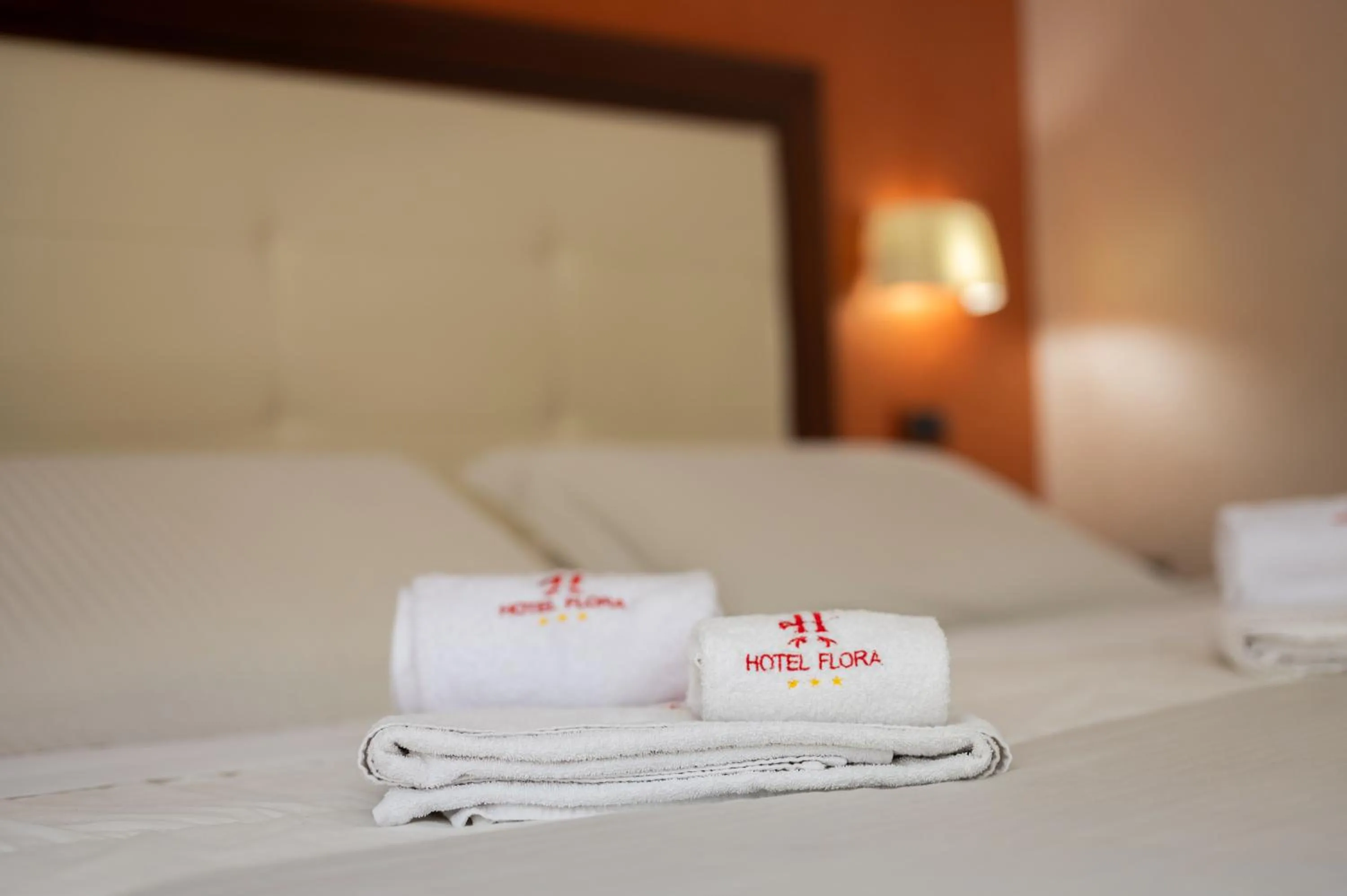 Decorative detail, Bed in Hotel Flora