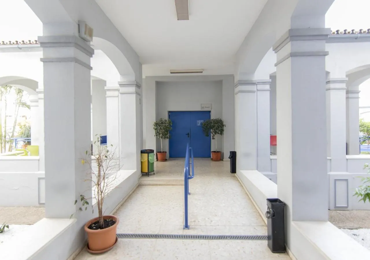 Patio in Albergue Inturjoven Malaga