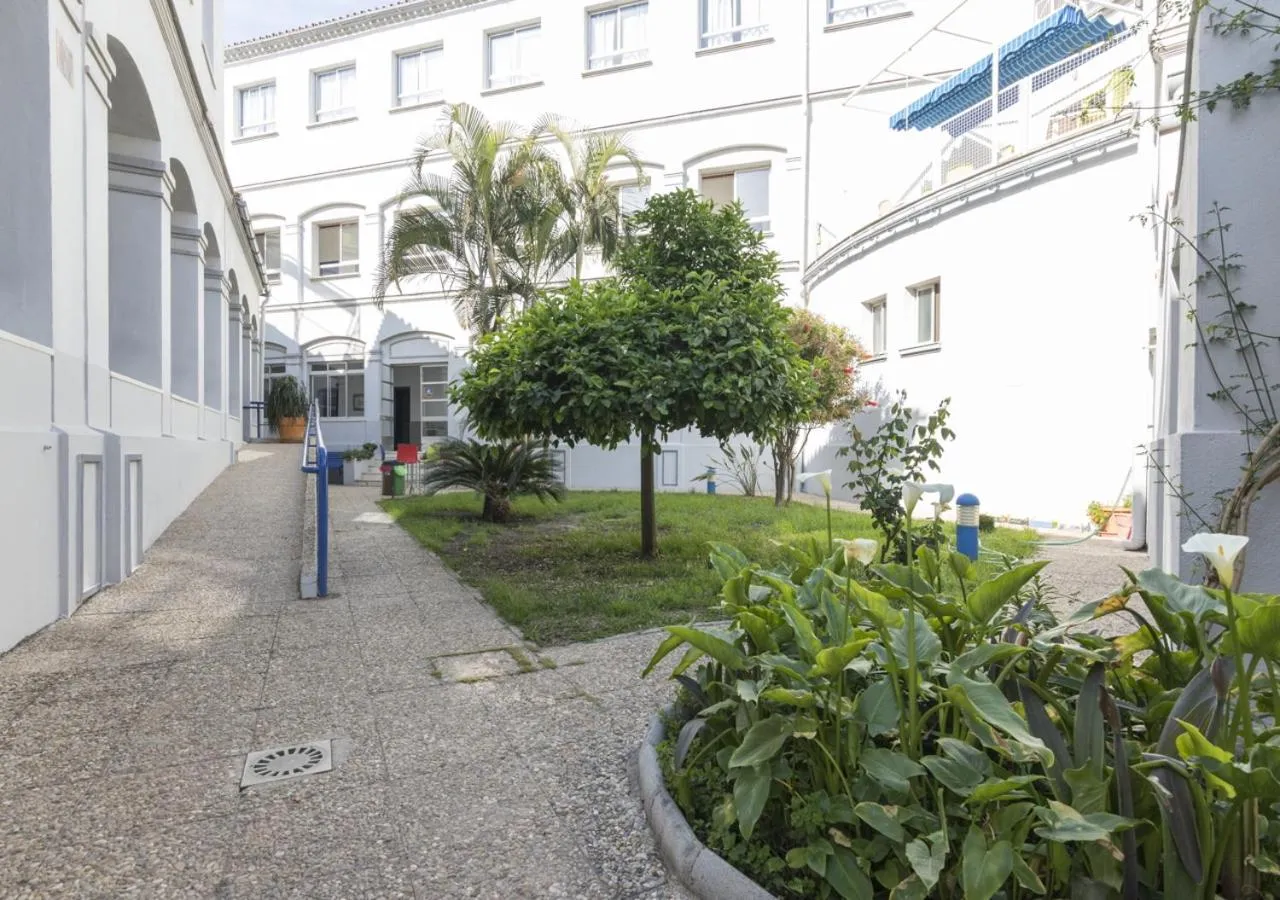 Patio in Albergue Inturjoven Malaga