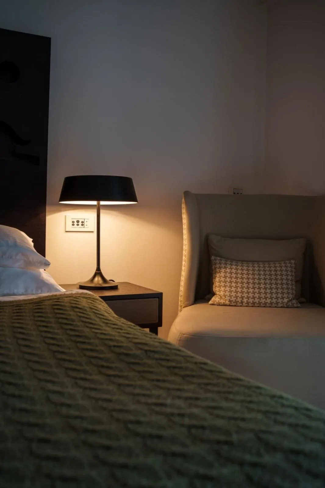 Bed in Hotel Palisad