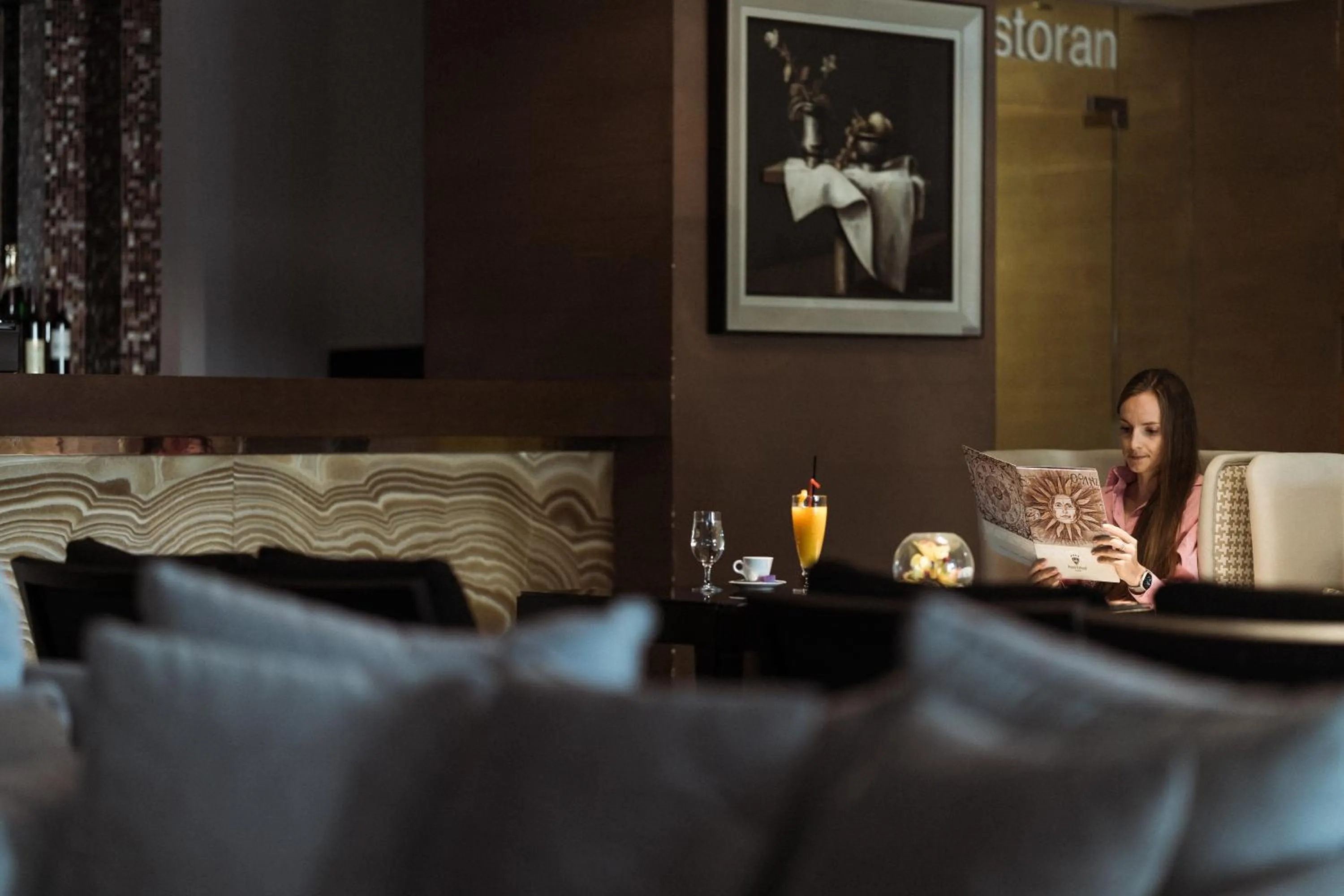 Lobby or reception in Hotel Palisad