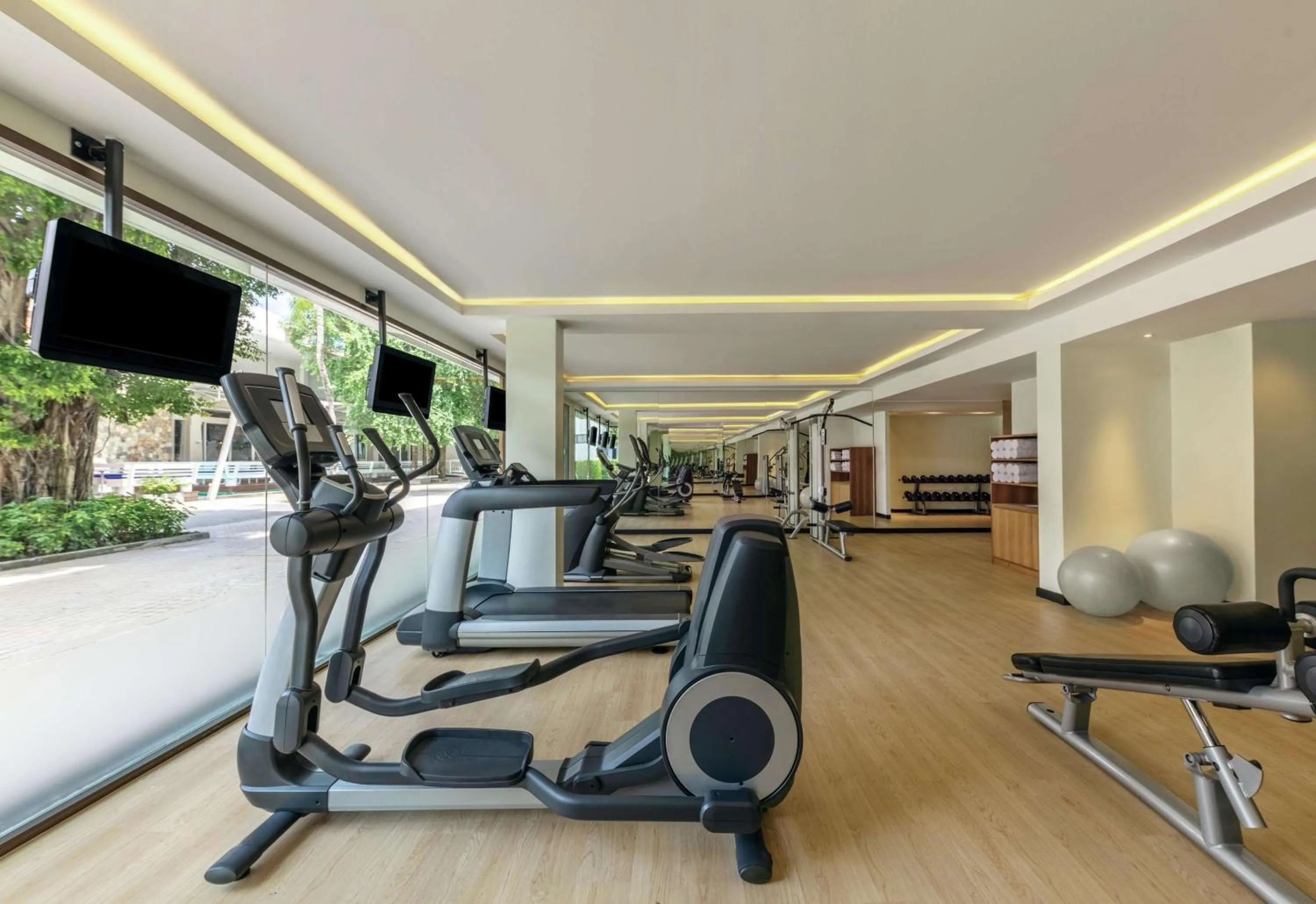 Fitness centre/facilities in DoubleTree by Hilton Phuket Banthai Resort