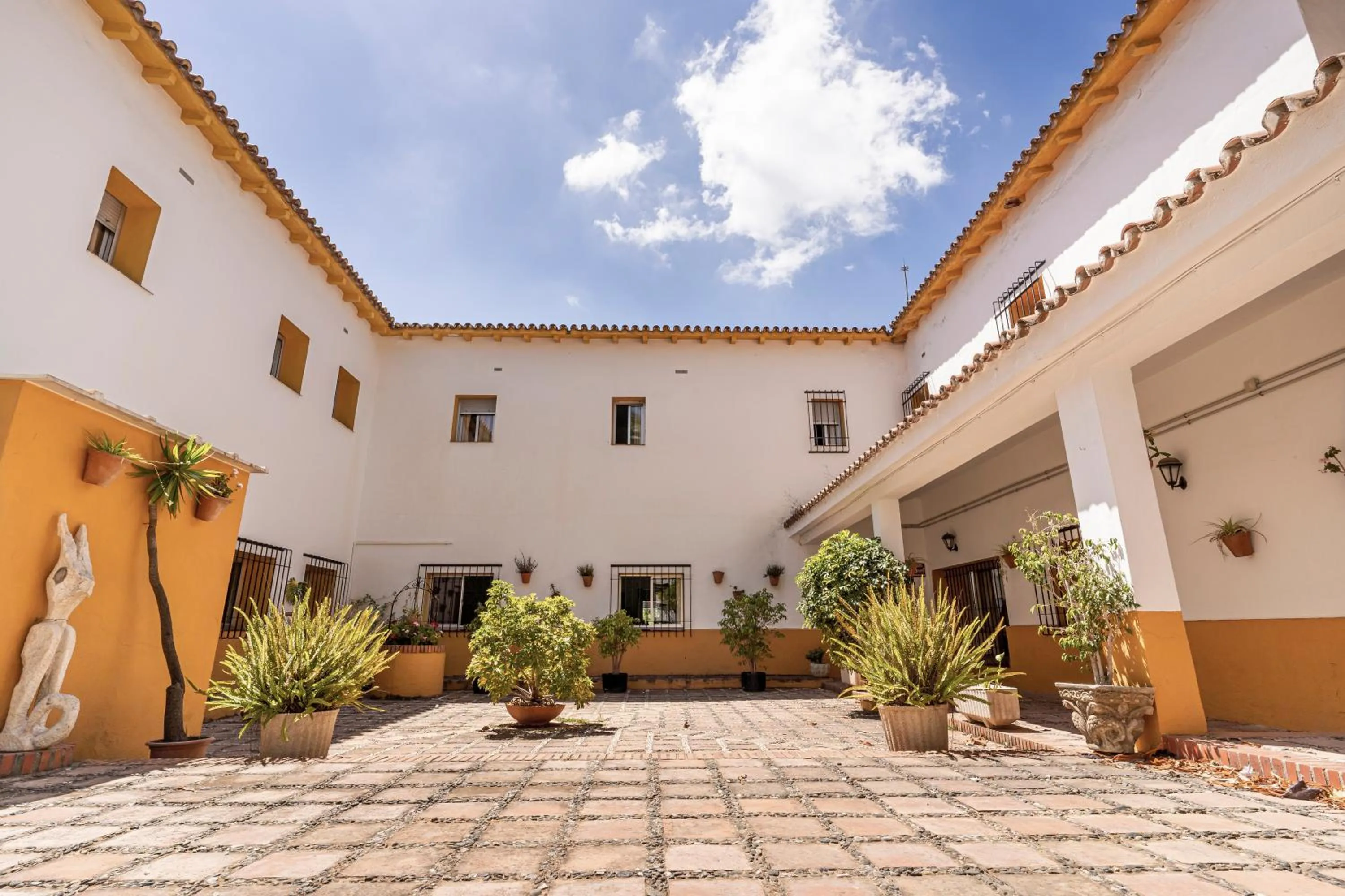 Patio in Albergue Inturjoven Marbella