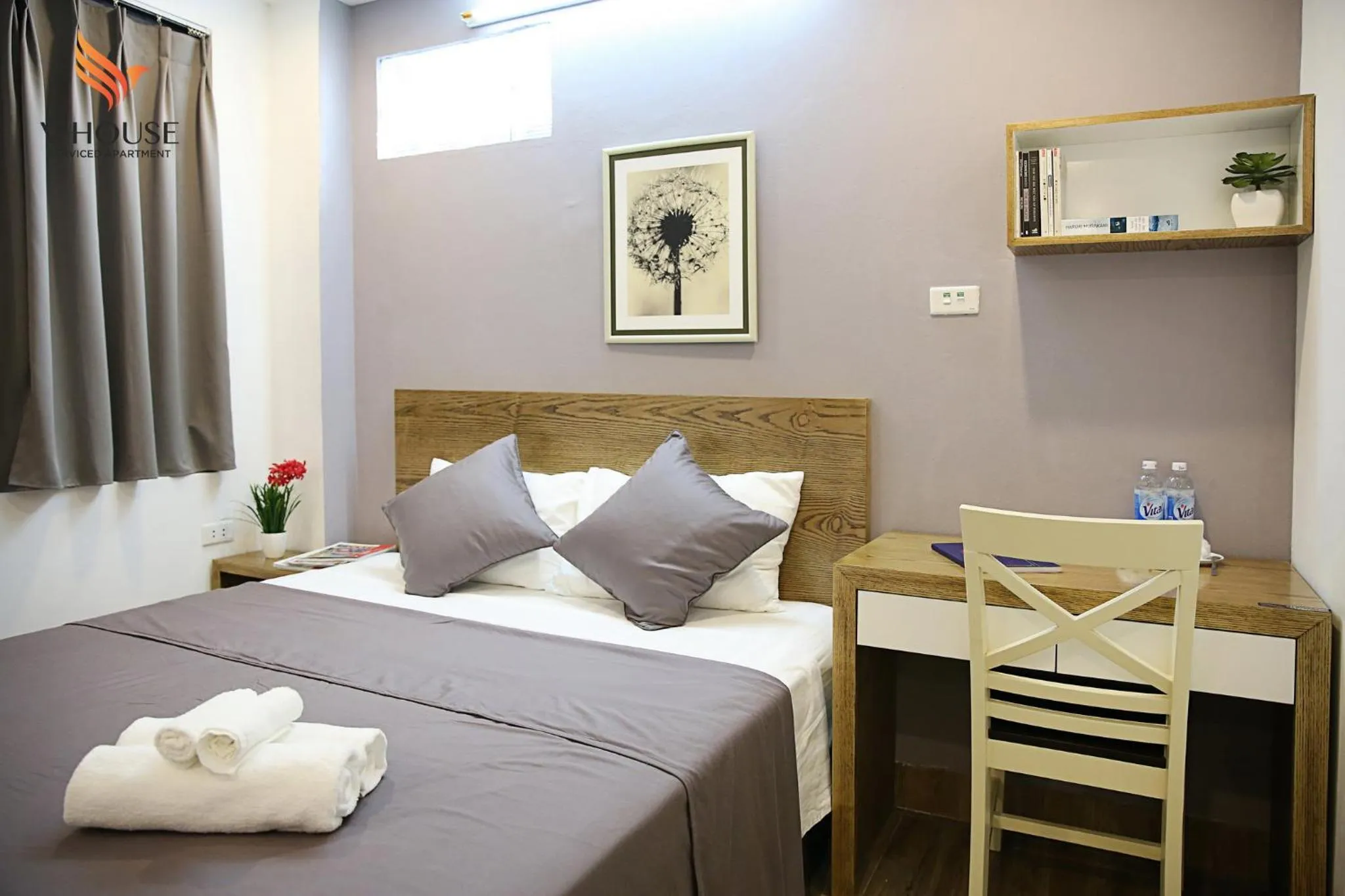 Bed in V House 5 Serviced Apartment