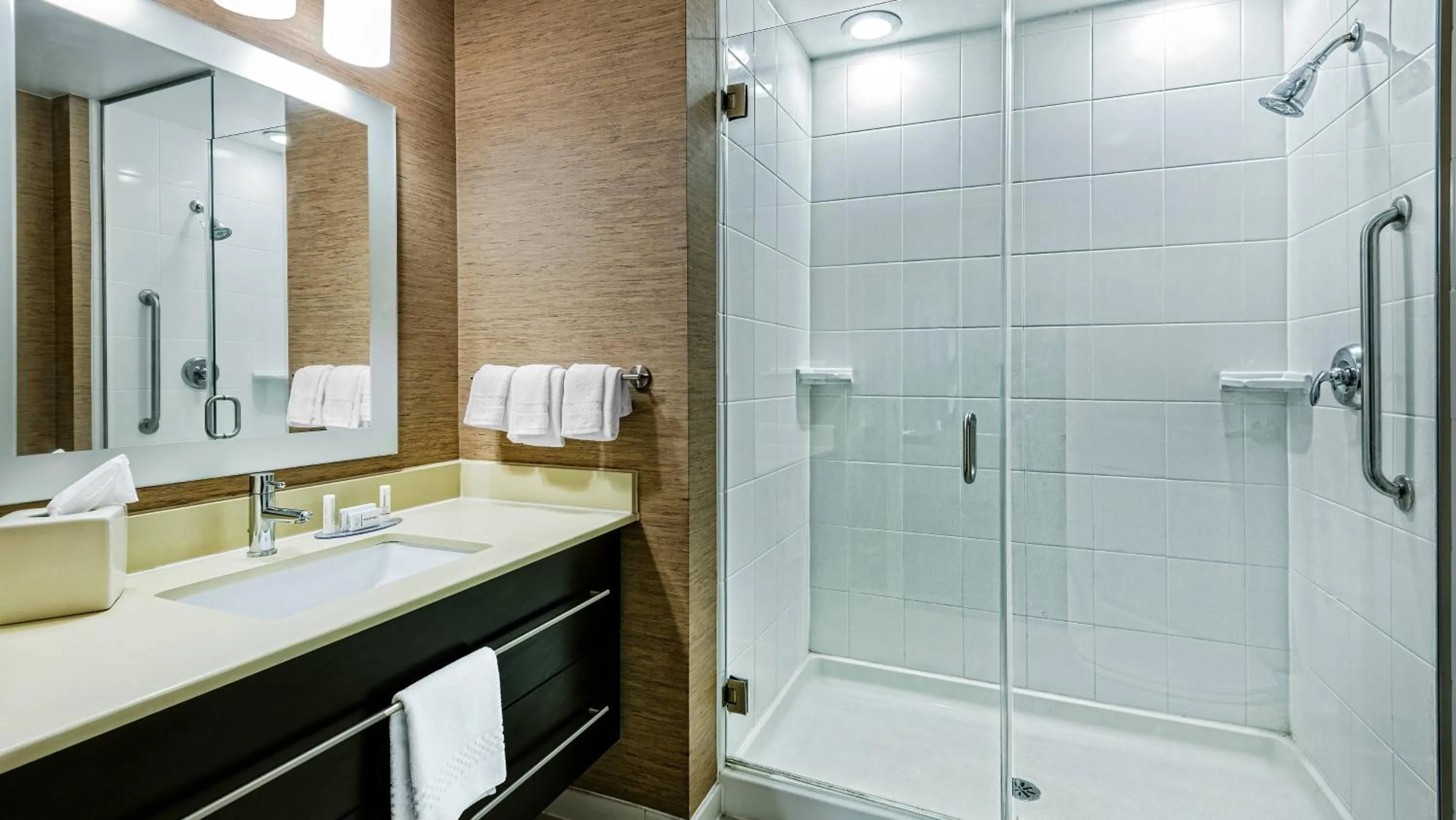 Shower in TownePlace Suites by Marriott San Antonio Downtown Riverwalk