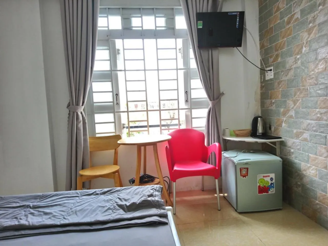 Bed in Lan Thai Ngoc Hotel