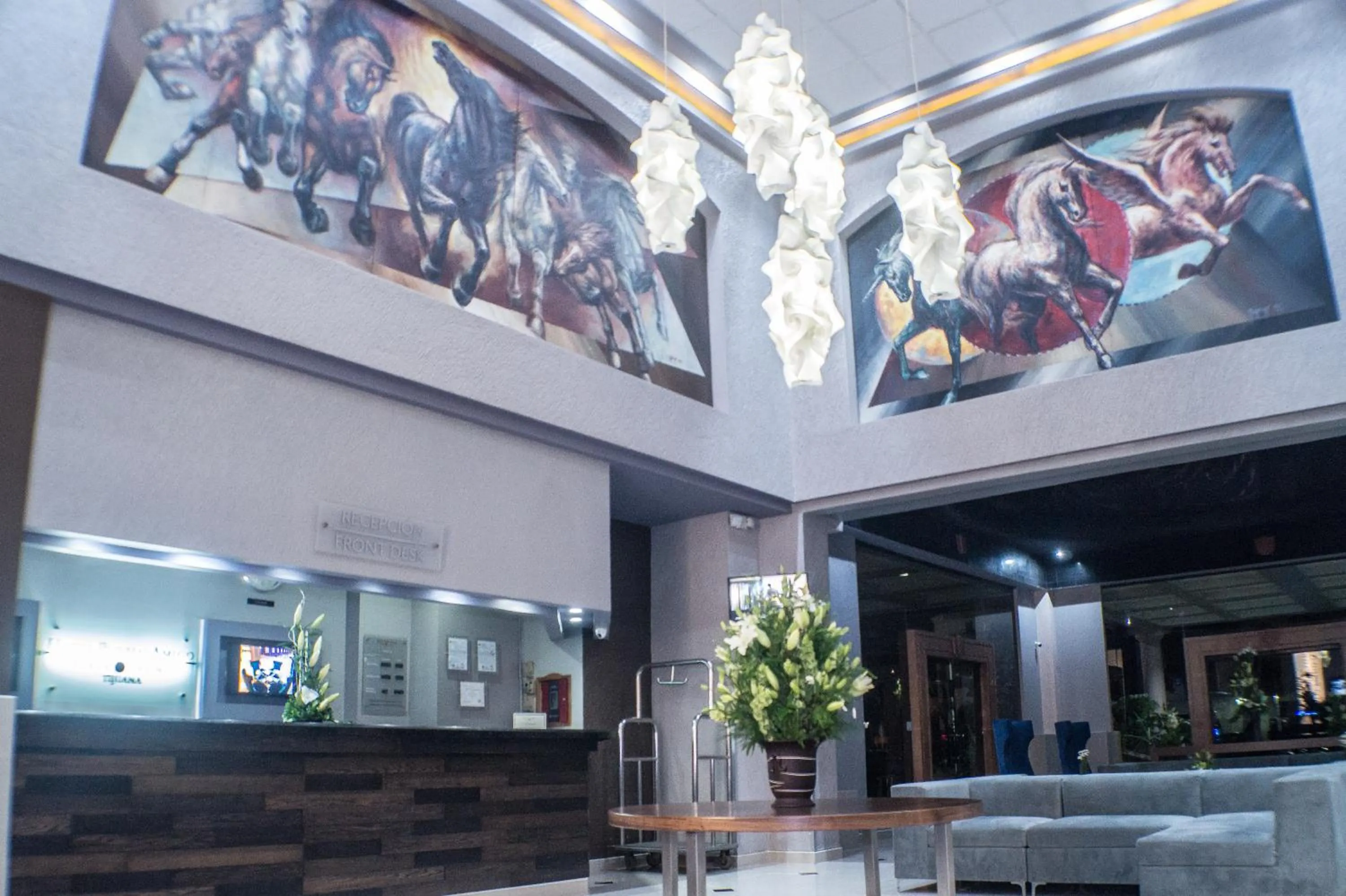 Lobby or reception in Pueblo Amigo Hotel Plaza y Casino