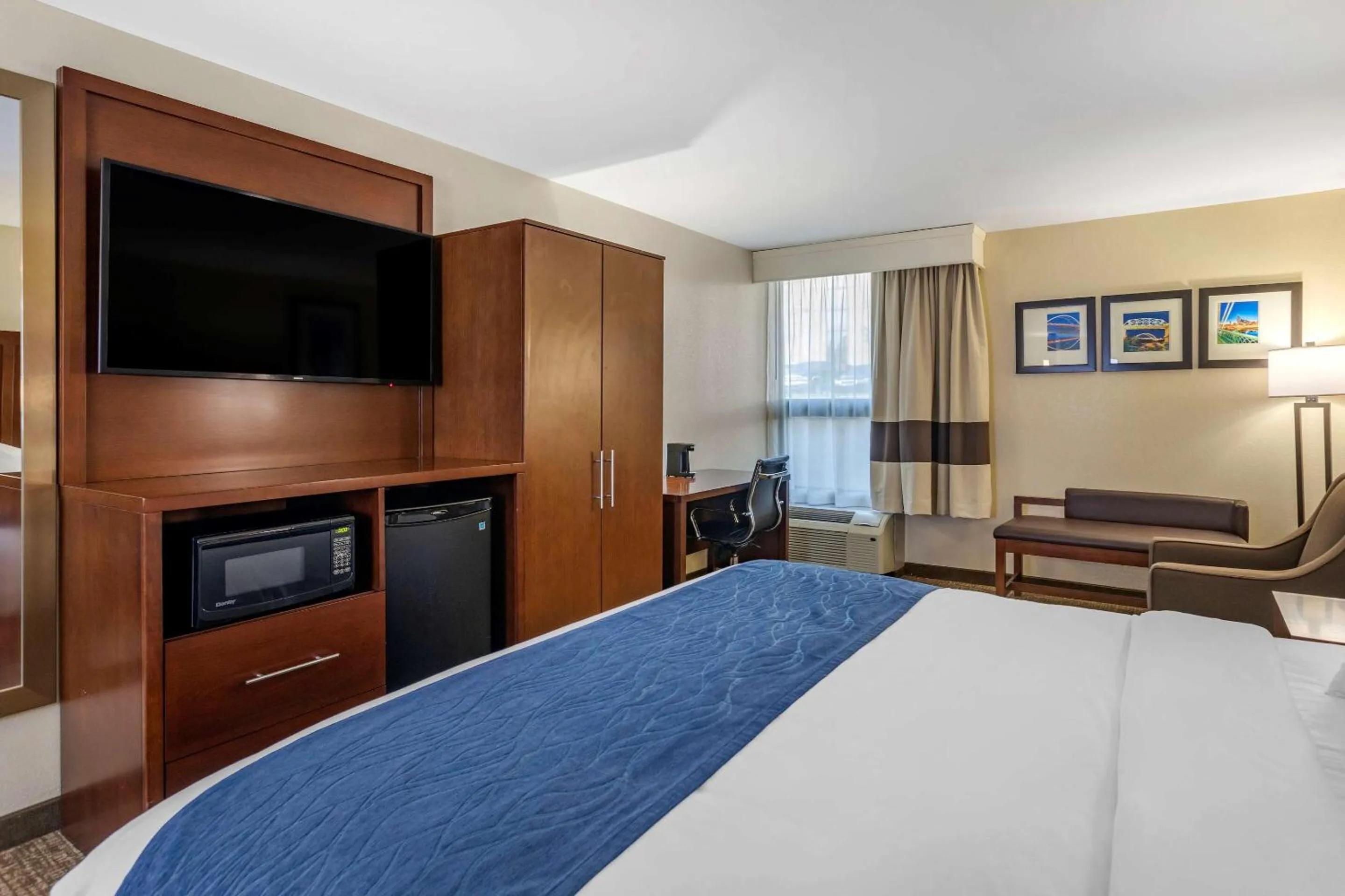 Photo of the whole room, Bed in Comfort Inn Nashville - Opryland Area