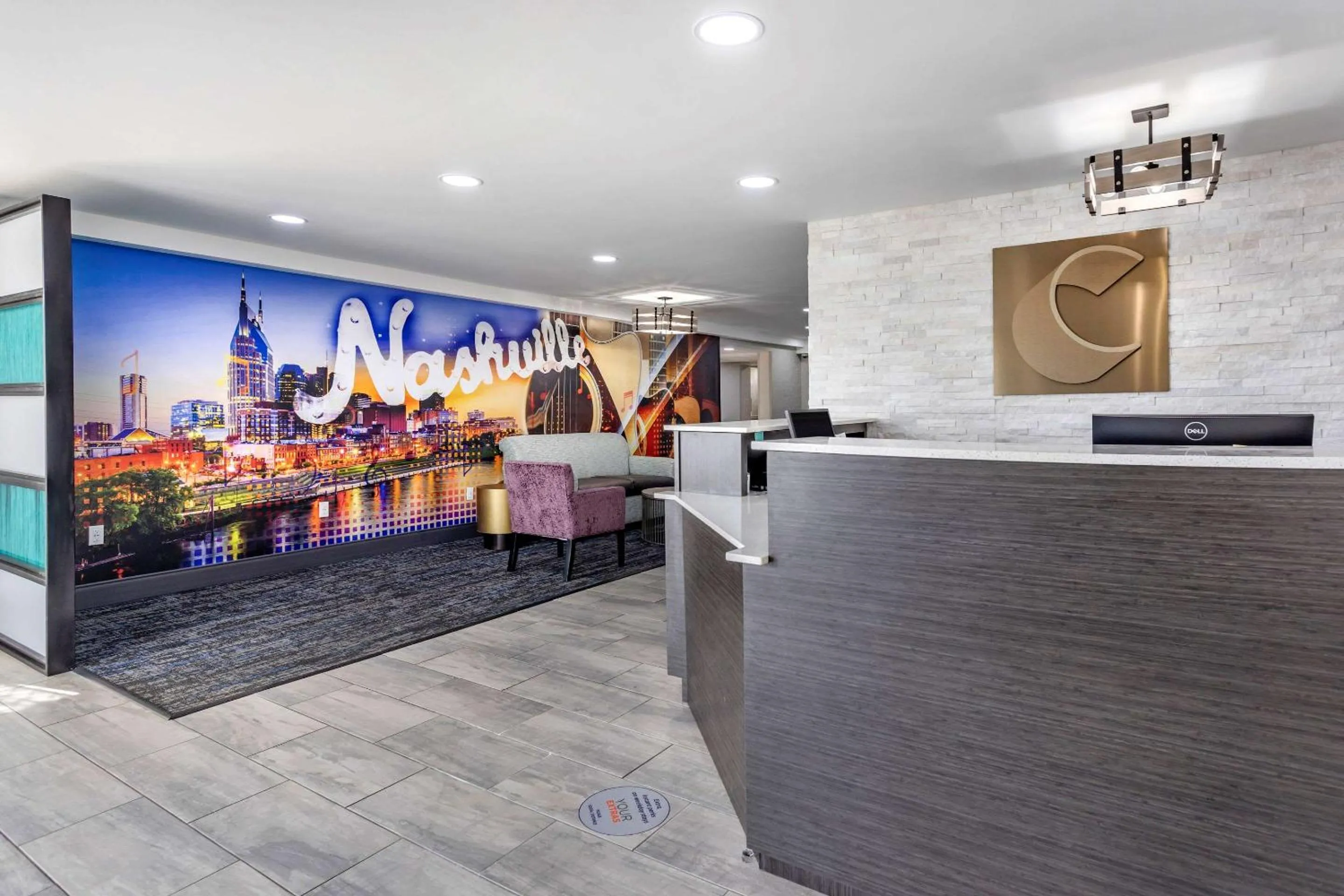 Lobby or reception in Comfort Inn Nashville - Opryland Area