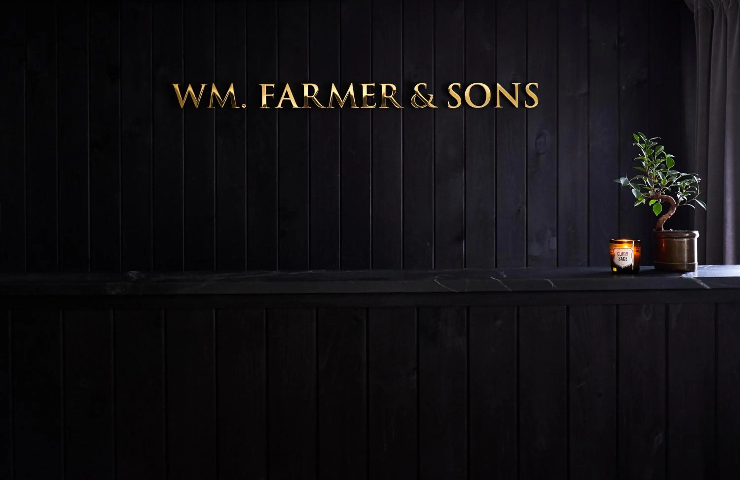 Property logo or sign in Wm. Farmer and Sons