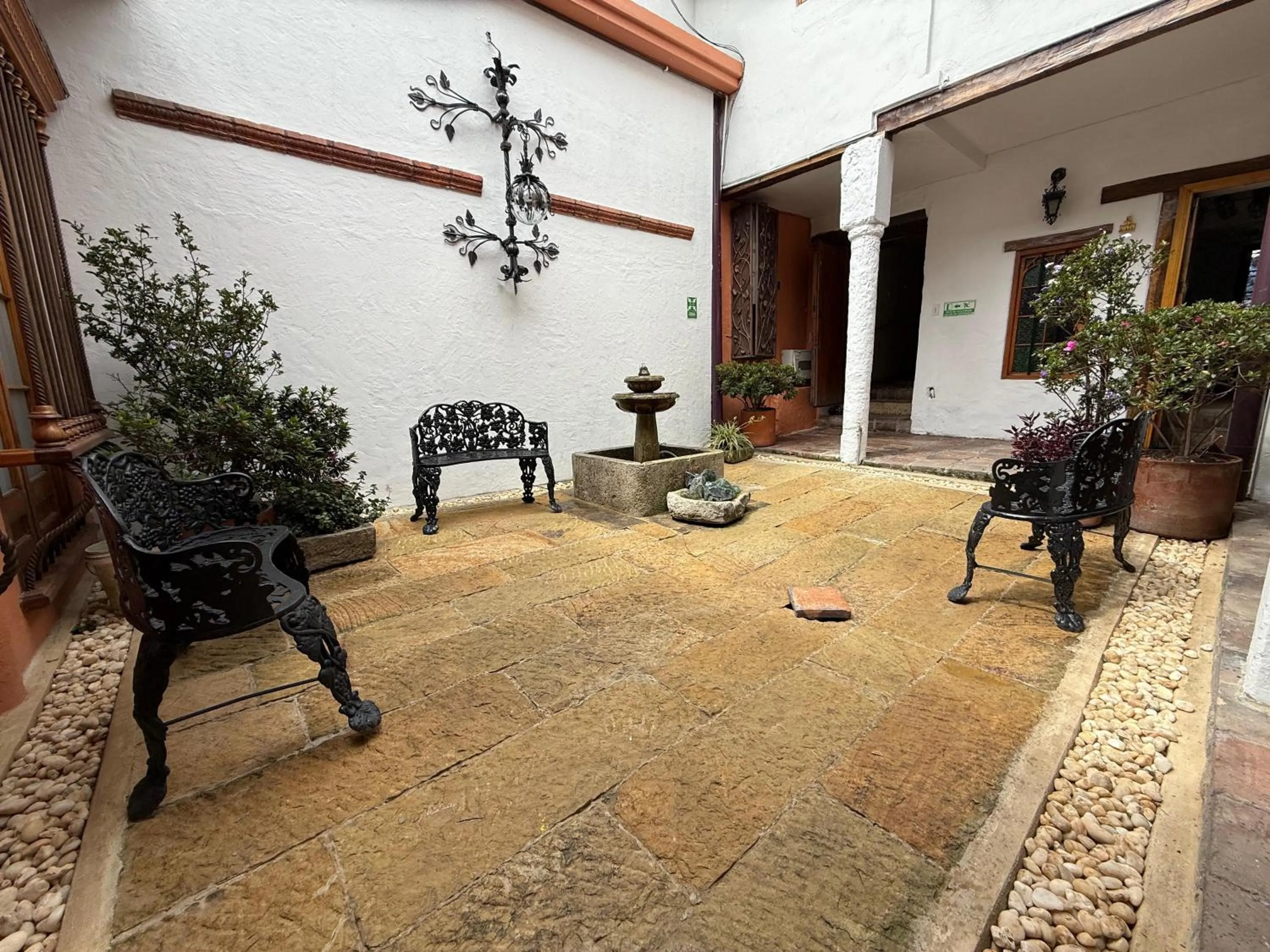 Patio in Apartaestudios La Candelaria