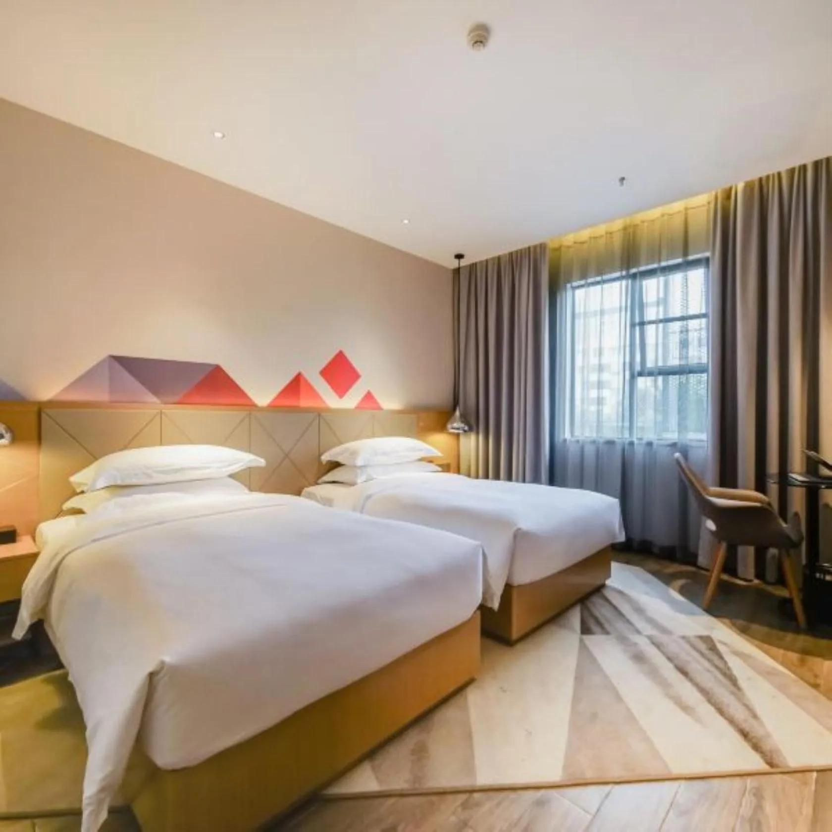 Bed in Borrman International Hotel Canton Tower Chigang Metro Station Flagship Branch