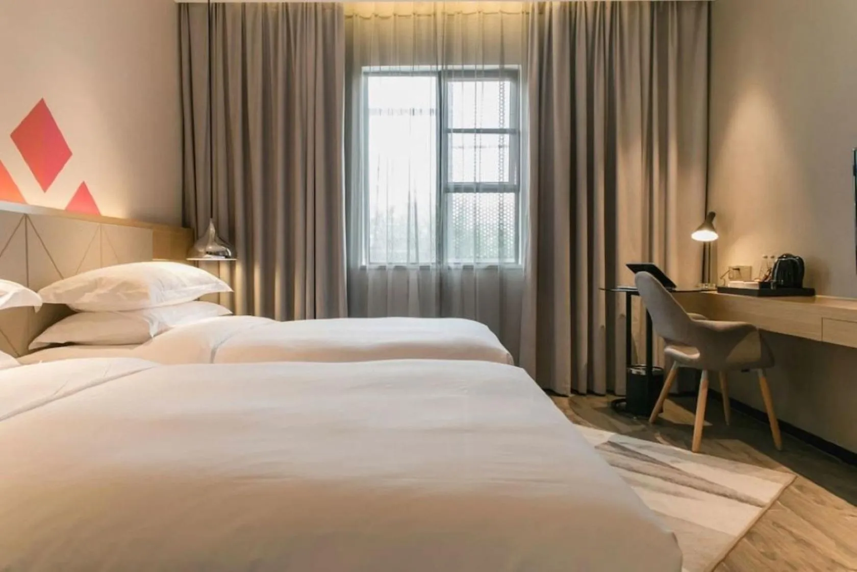 Bed in Borrman International Hotel Canton Tower Chigang Metro Station Flagship Branch