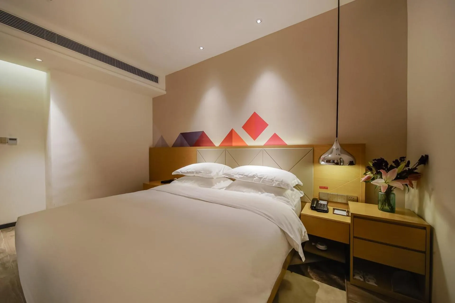 Bed in Borrman International Hotel Canton Tower Chigang Metro Station Flagship Branch
