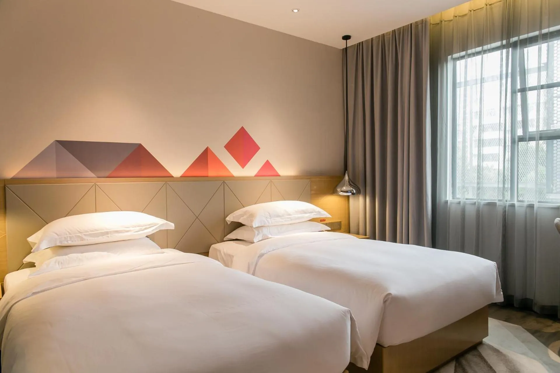 Bed in Borrman International Hotel Canton Tower Chigang Metro Station Flagship Branch