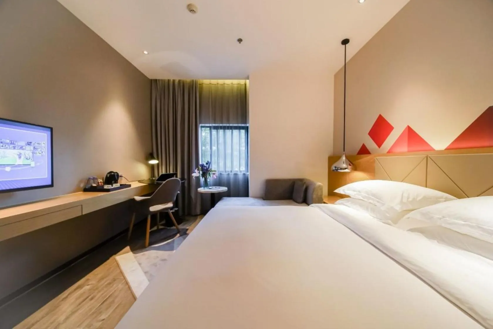 Bed in Borrman International Hotel Canton Tower Chigang Metro Station Flagship Branch