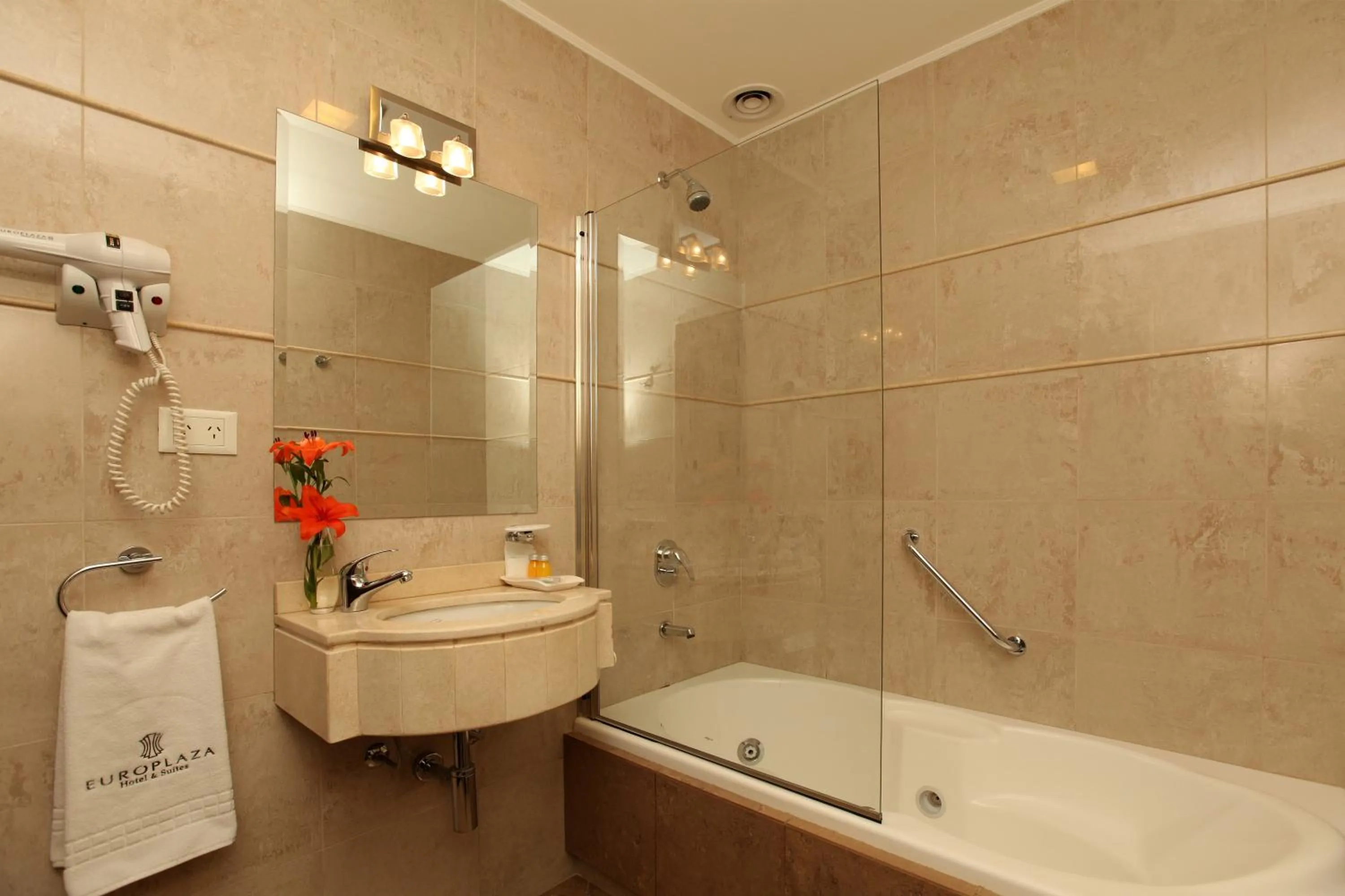 Bathroom in Europlaza Hotel & Suites