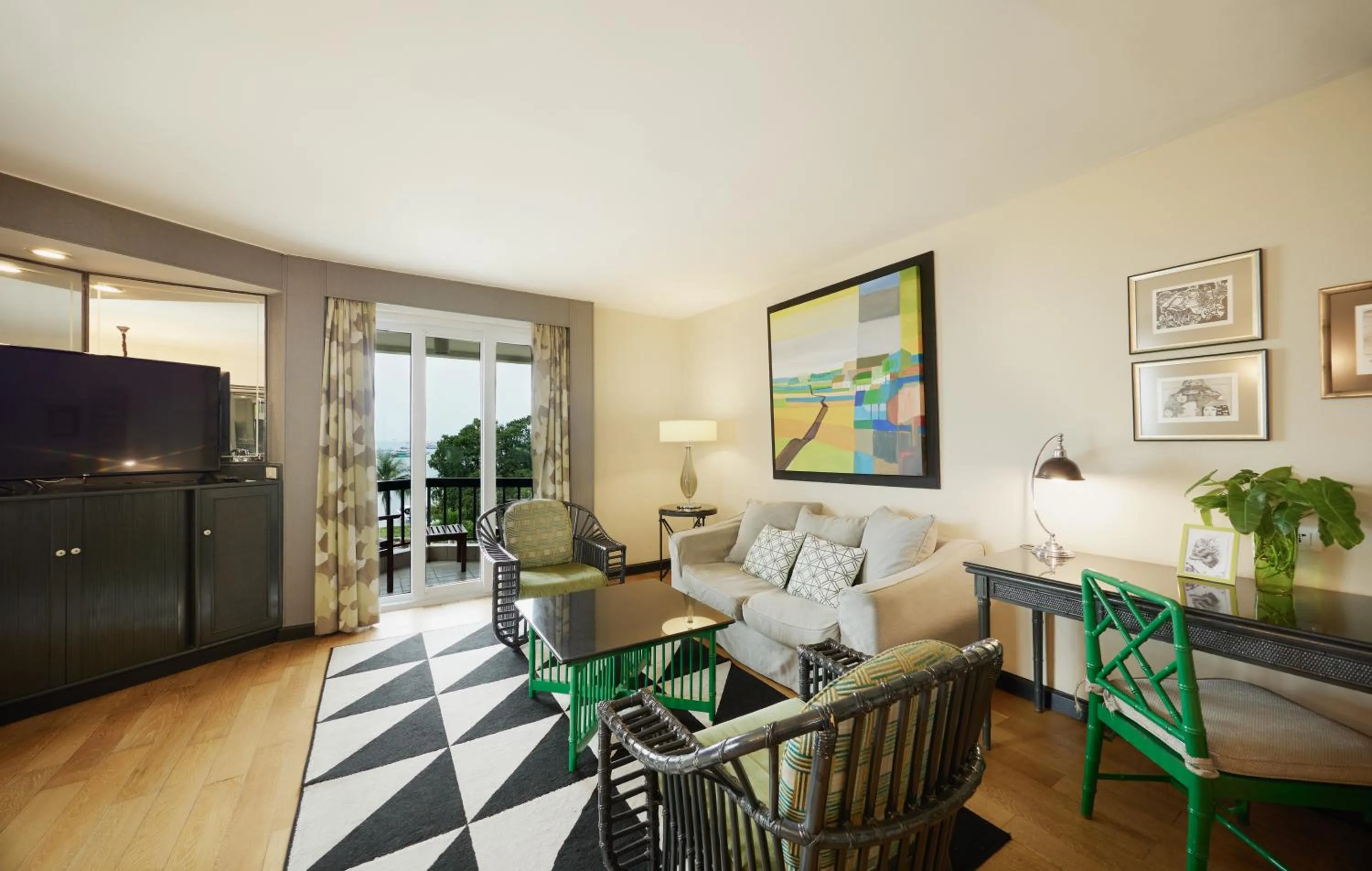 Living room in Siam Bayshore Resort Pattaya