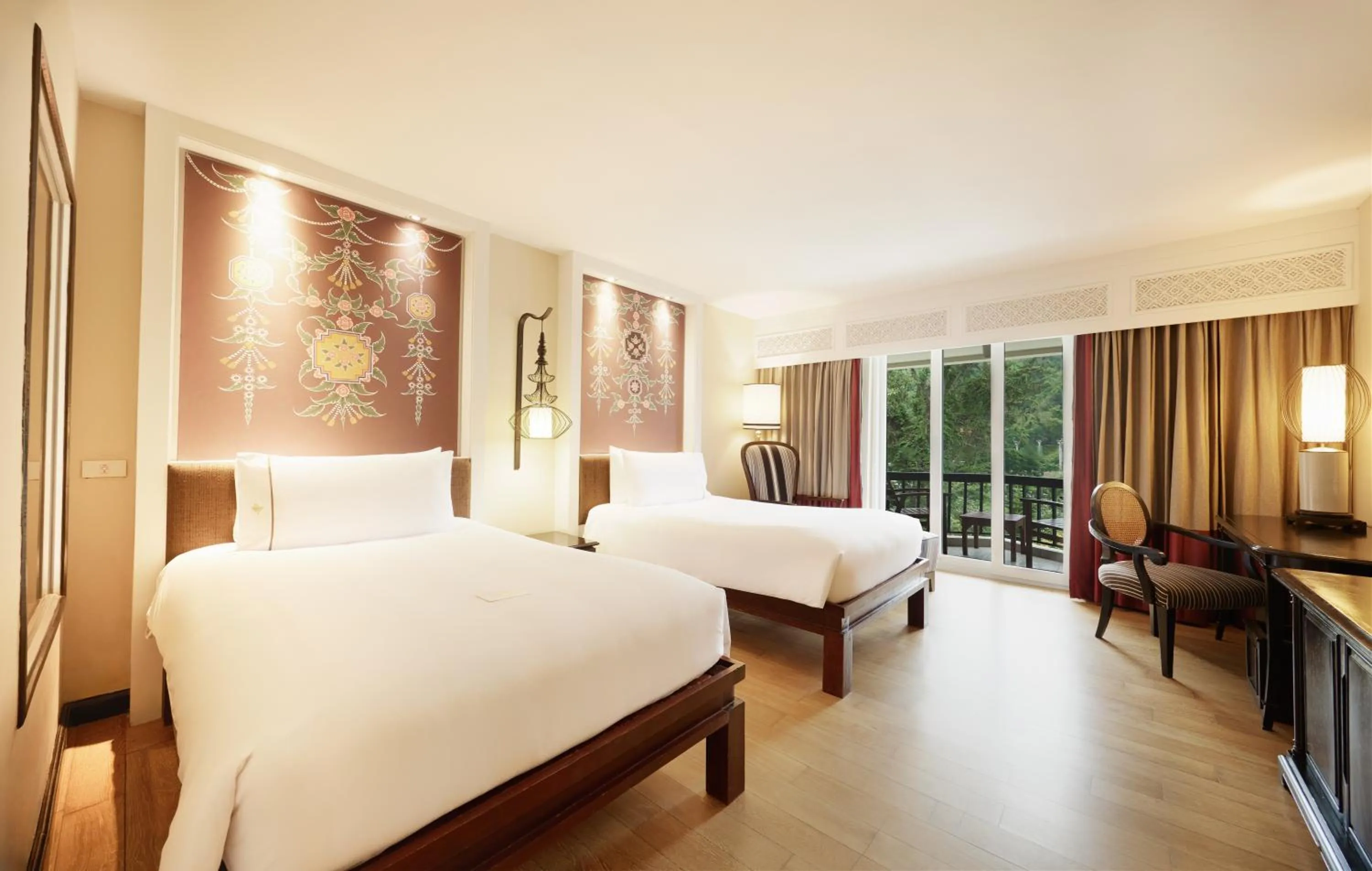 Bed in Siam Bayshore Resort Pattaya