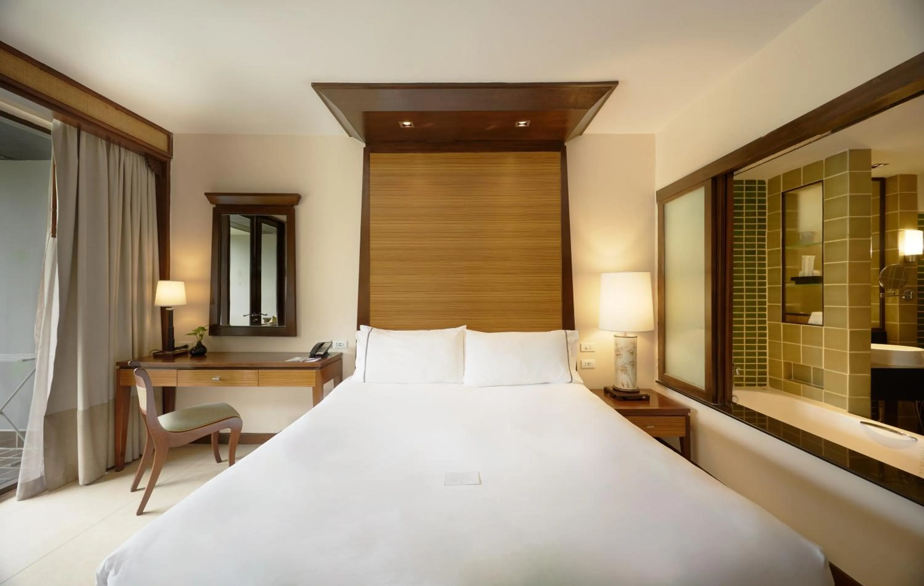 Bed in Siam Bayshore Resort Pattaya