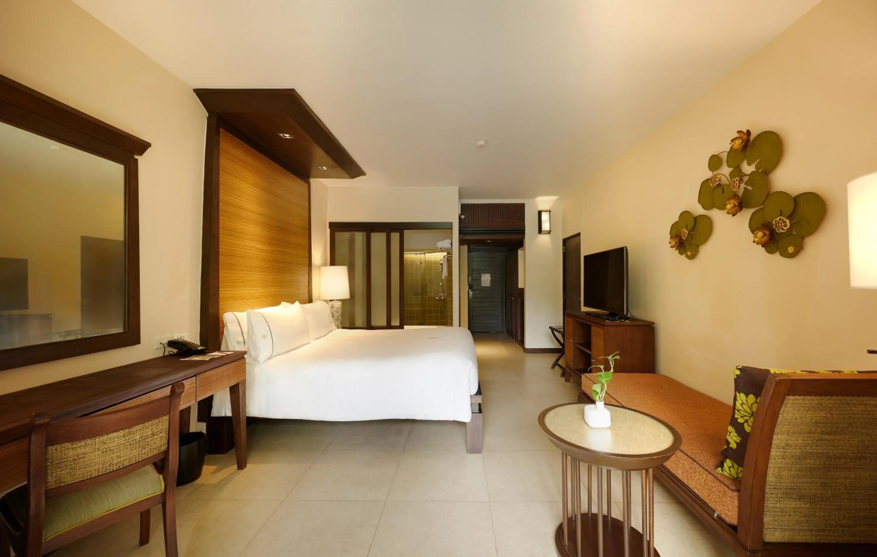 Bed in Siam Bayshore Resort Pattaya