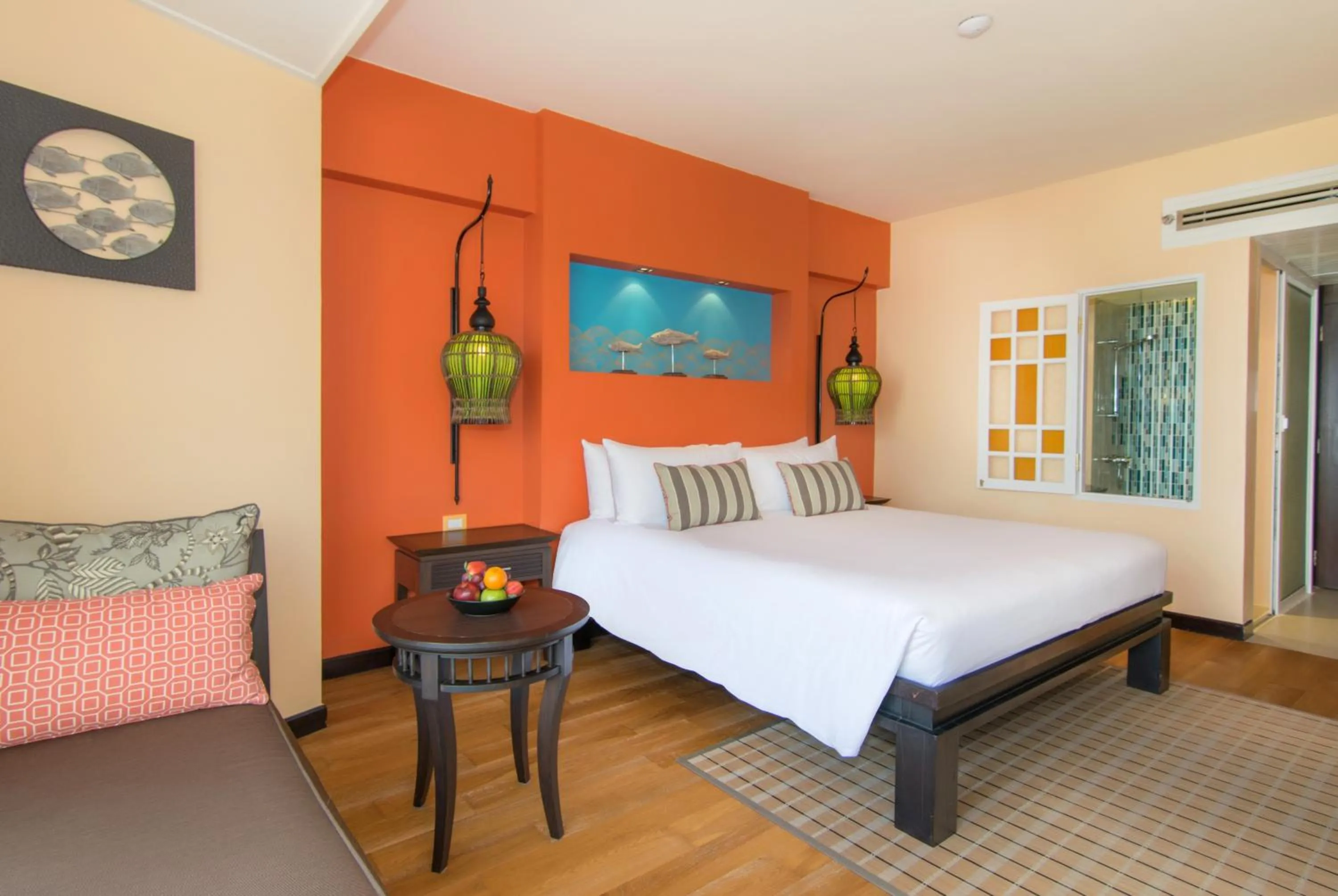 Bed in The Bayview Hotel Pattaya