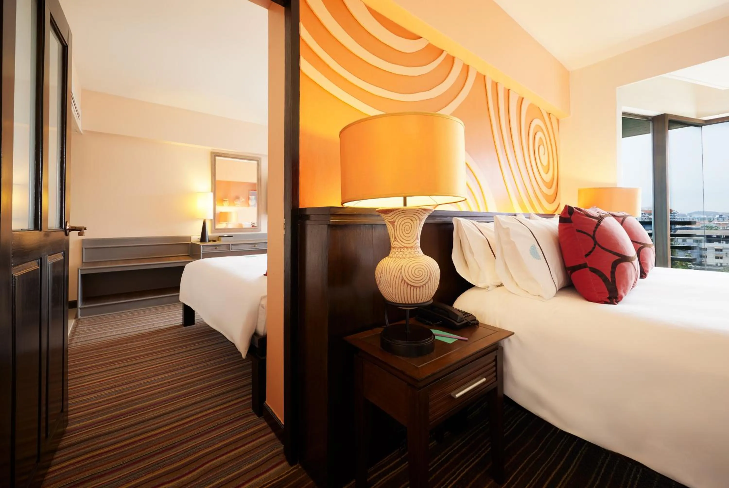 Bedroom, Bed in The Bayview Hotel Pattaya