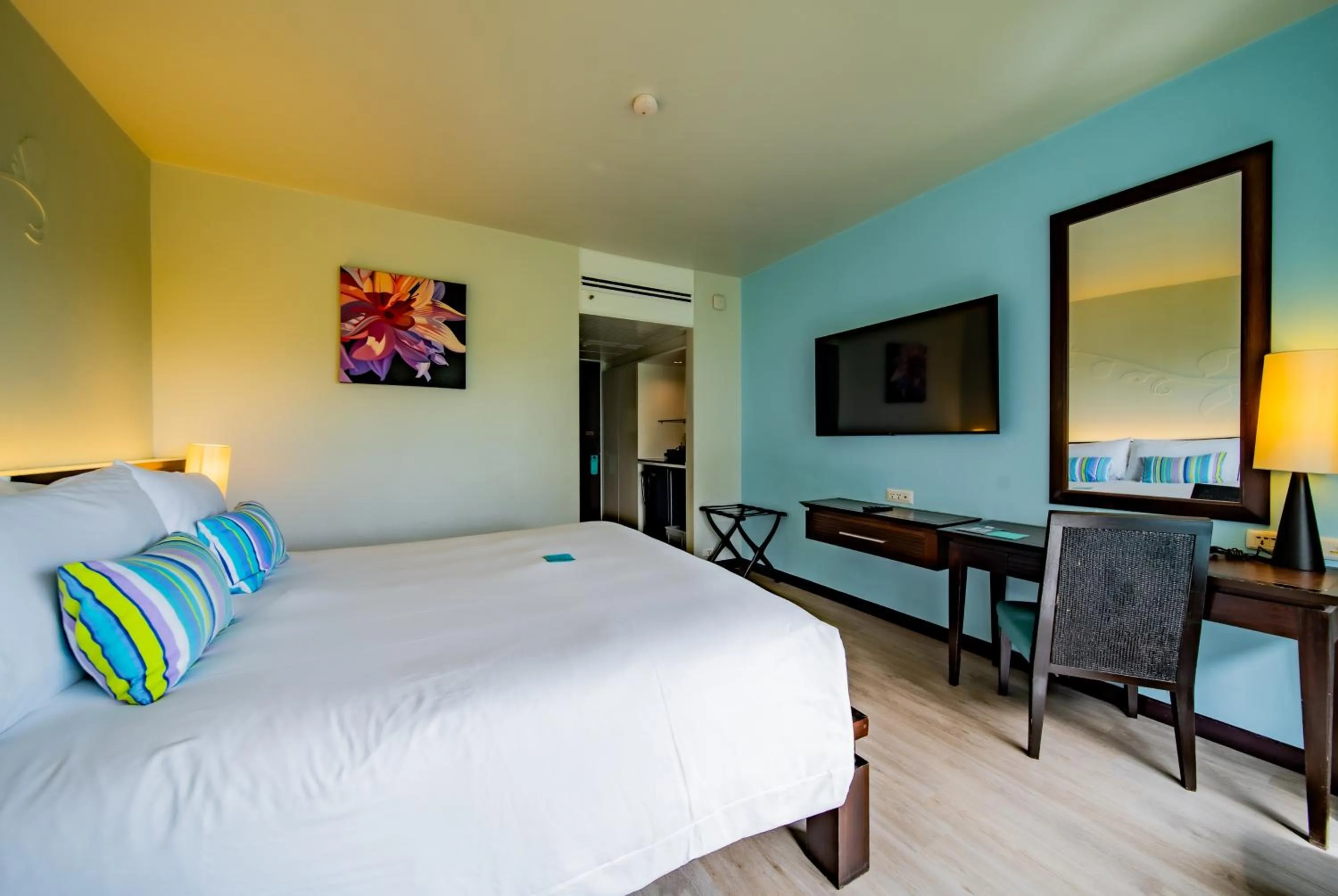 Bed in The Bayview Hotel Pattaya