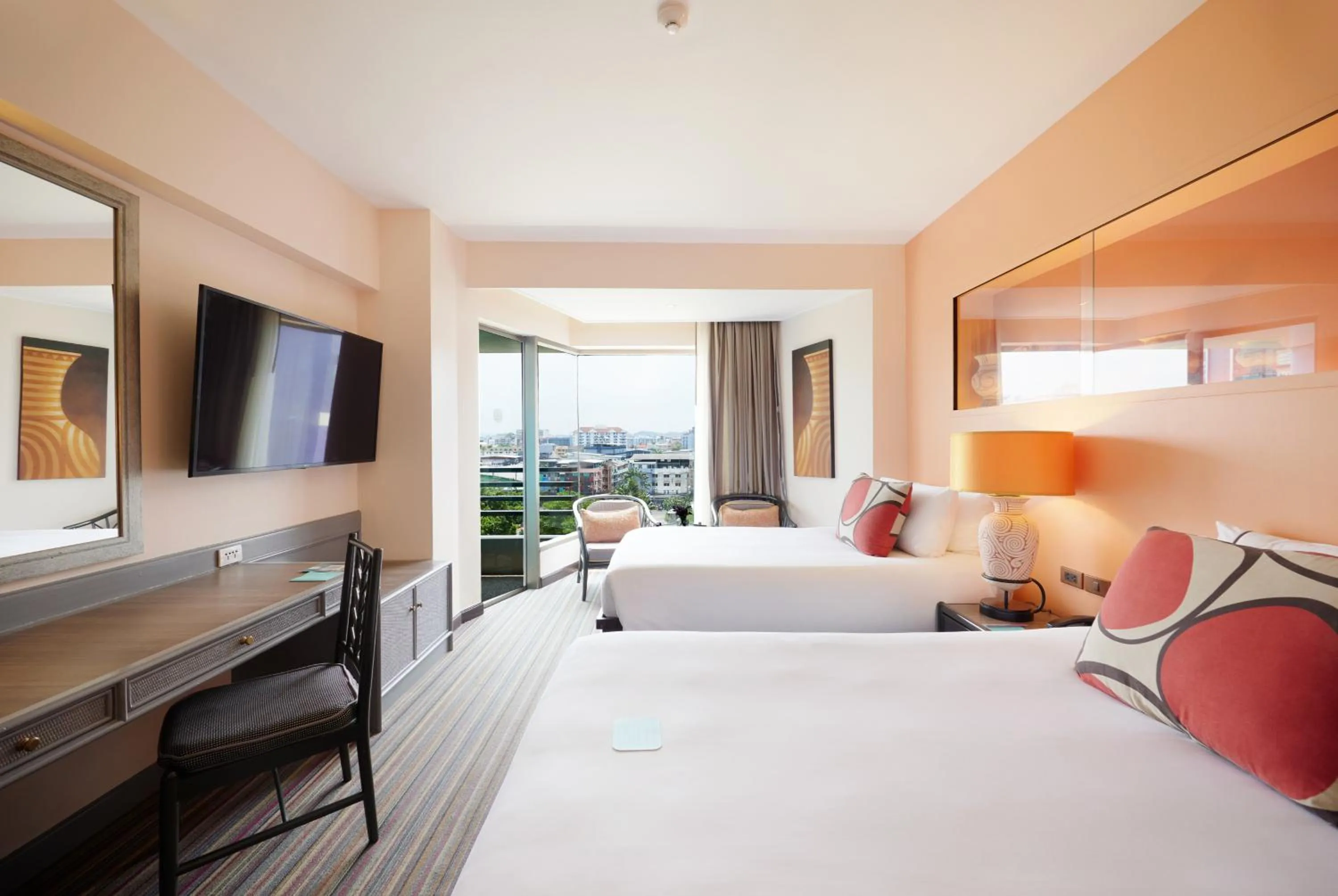 Bed in The Bayview Hotel Pattaya