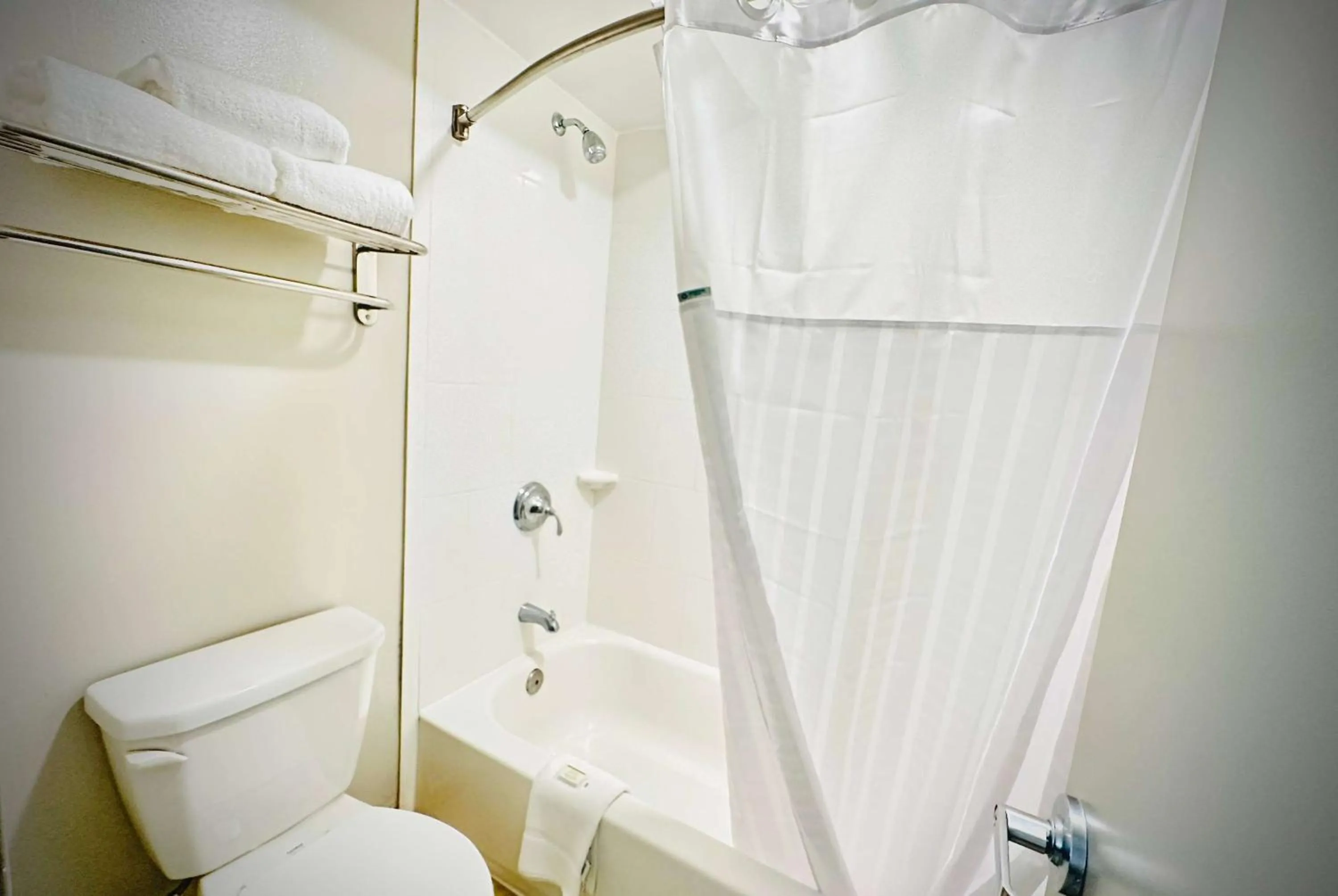 Bathroom in Days Inn by Wyndham WestEnd Alexandria,VA Washington DC Area